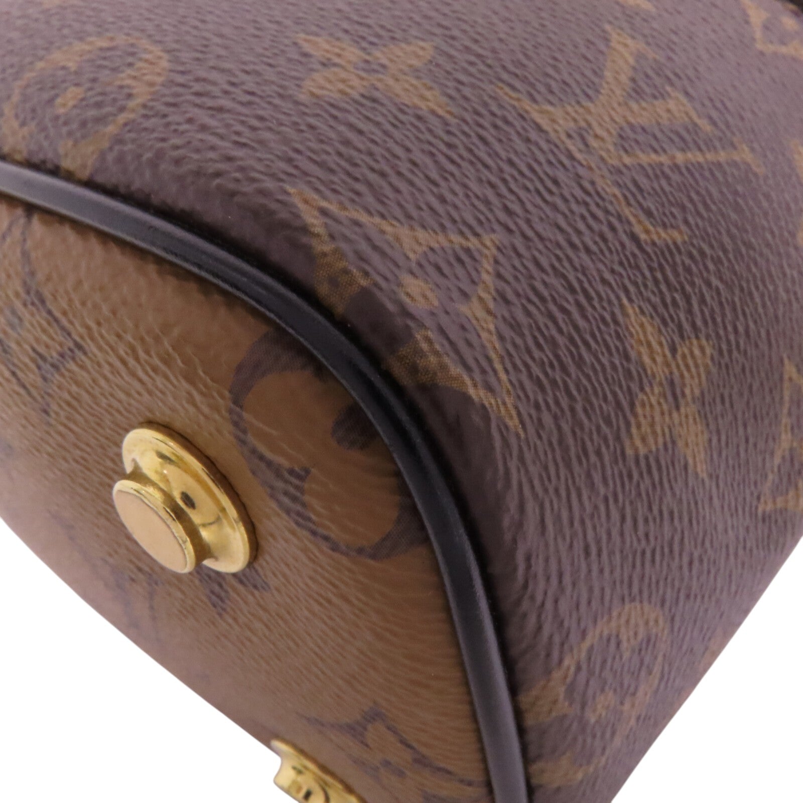 LOUIS VUITTON Monogram Reverse Vanity PM金扣手挽肩背兩用袋