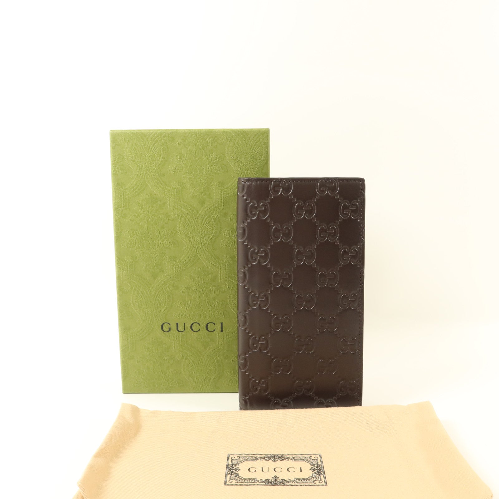 GUCCI 牛皮皮革Long Bifold Wallet長錢包