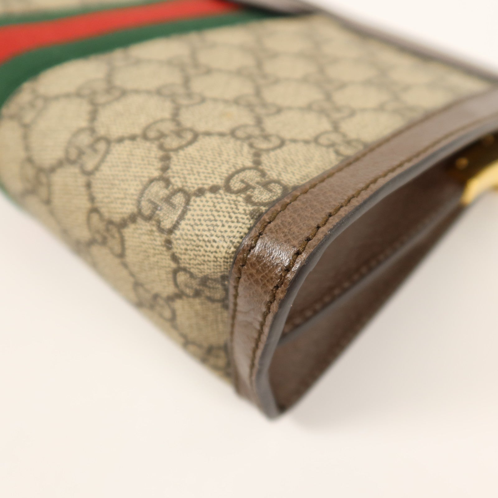 GUCCI 塗層帆布Ophidia GG鏈帶肩背袋