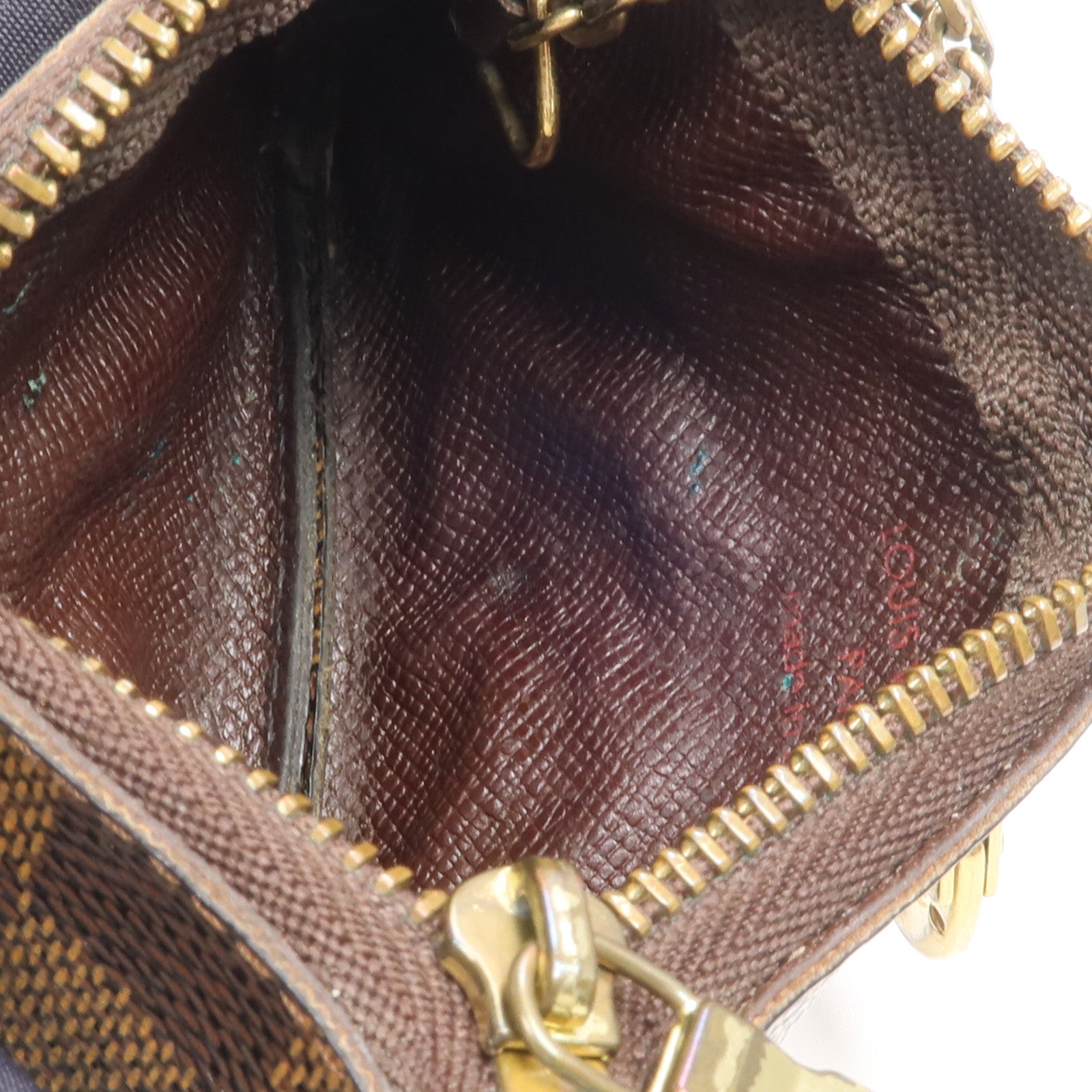 LOUIS VUITTON Damier Key Pouch金扣零錢包