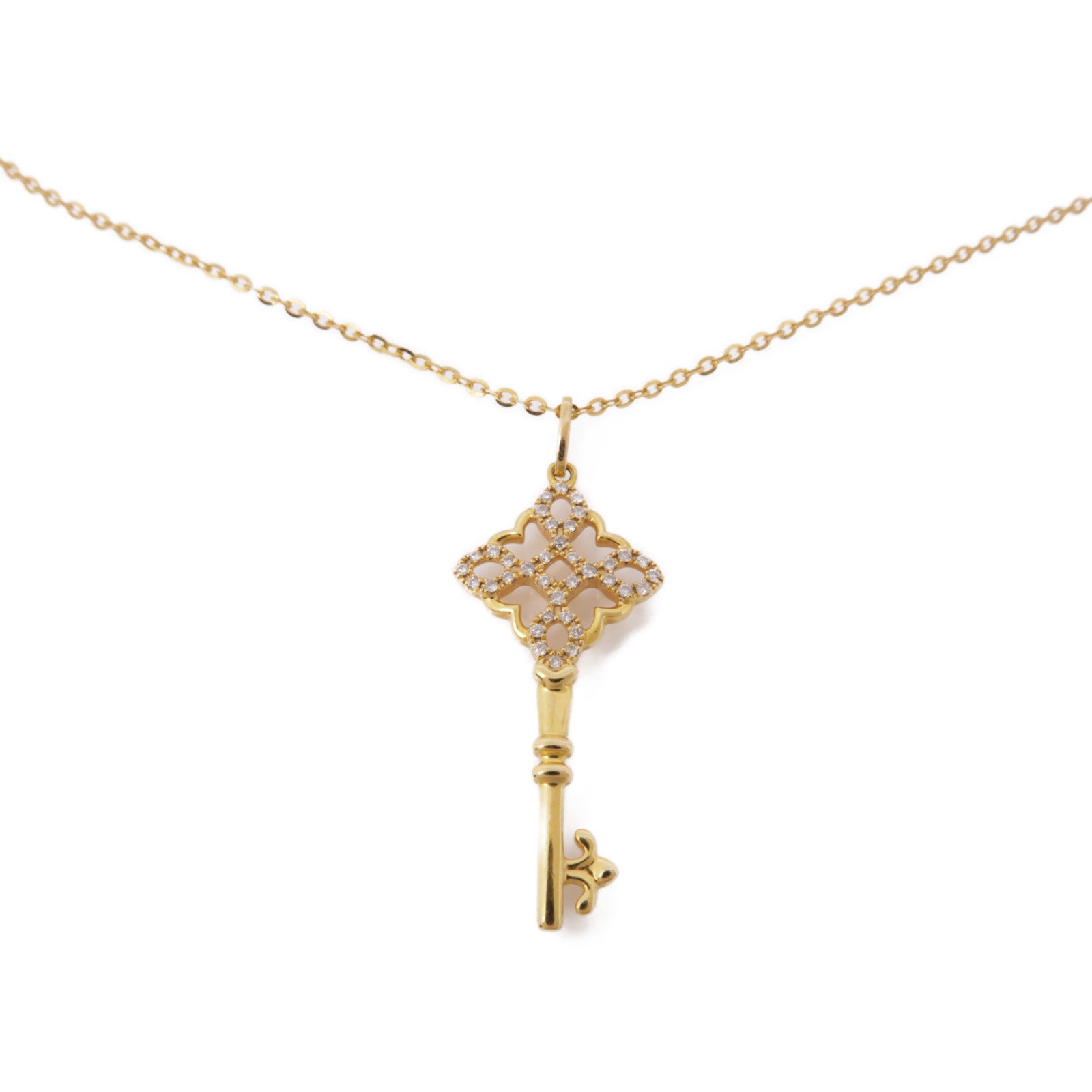 JEWELRY 18K黃金Diamond Necklaces鑽石項鍊