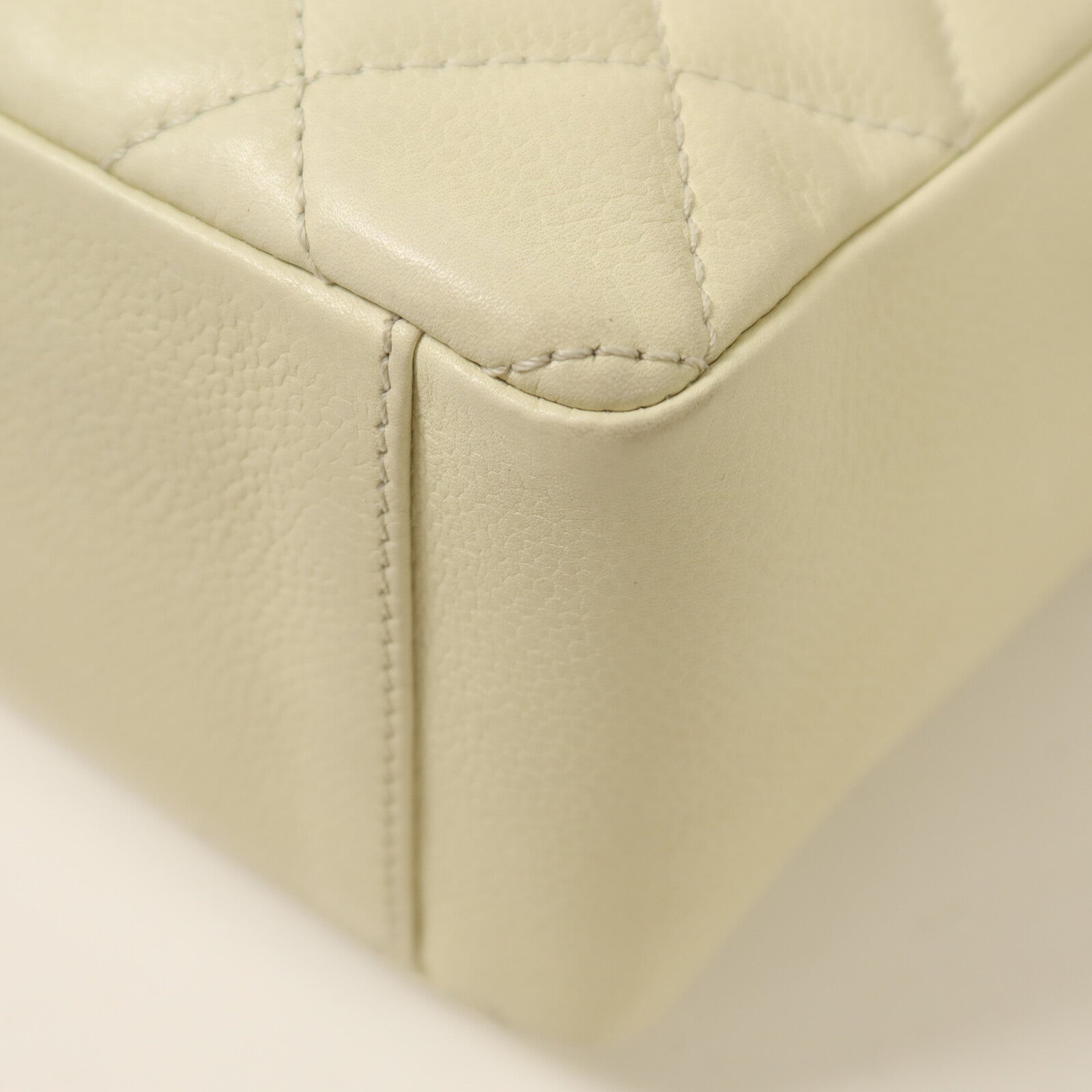 CHANEL 【激減優惠】牛皮皮革PST Petite Shopping Tote Bag銀扣鏈帶肩背袋