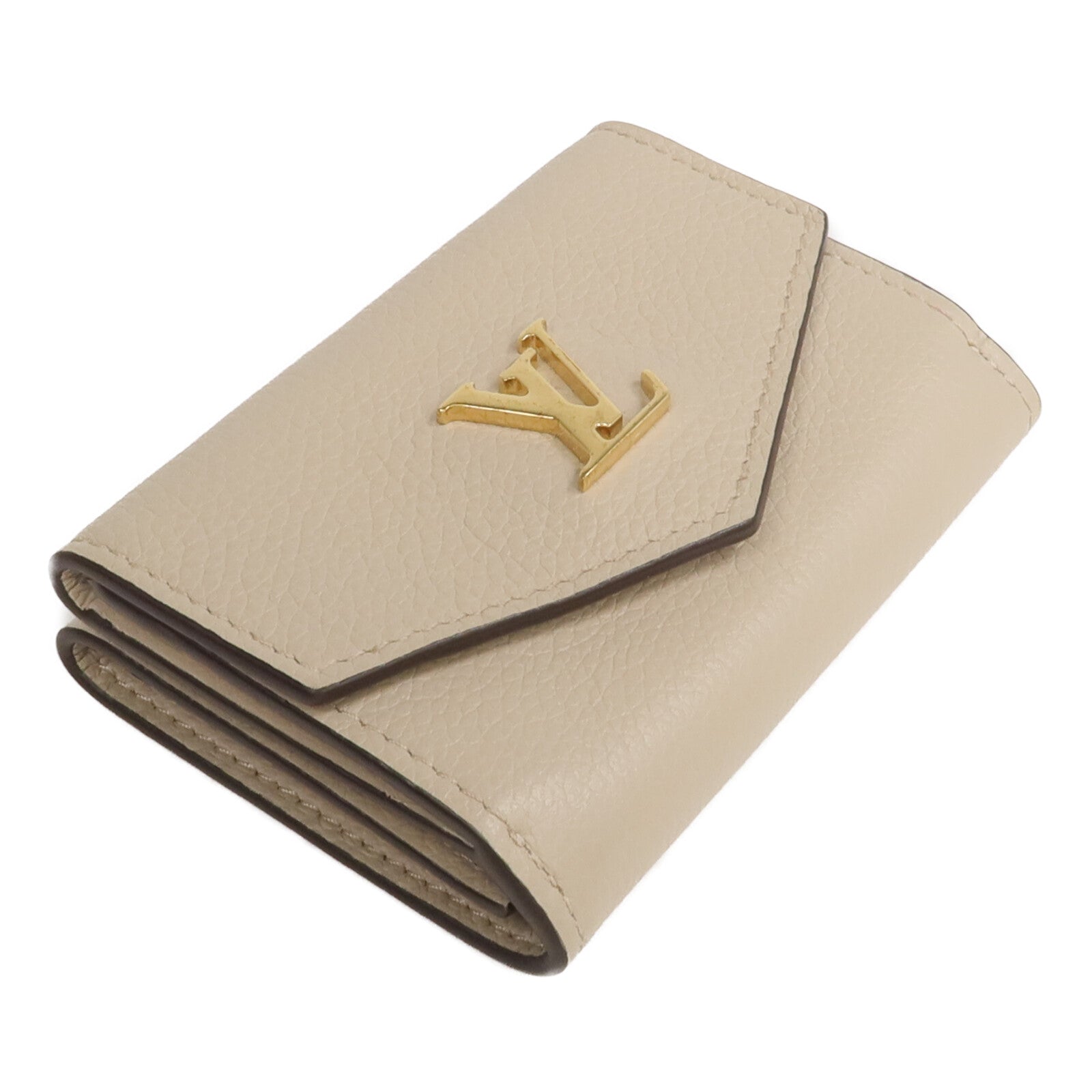 LOUIS VUITTON 牛皮皮革LockMini錢包