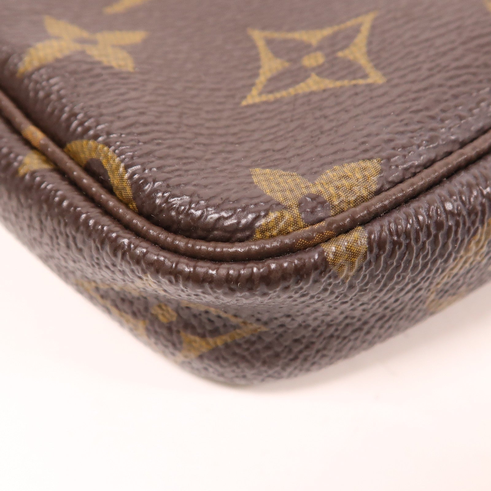 LOUIS VUITTON Monogram Mini Pochette Accessoires金扣手挽袋