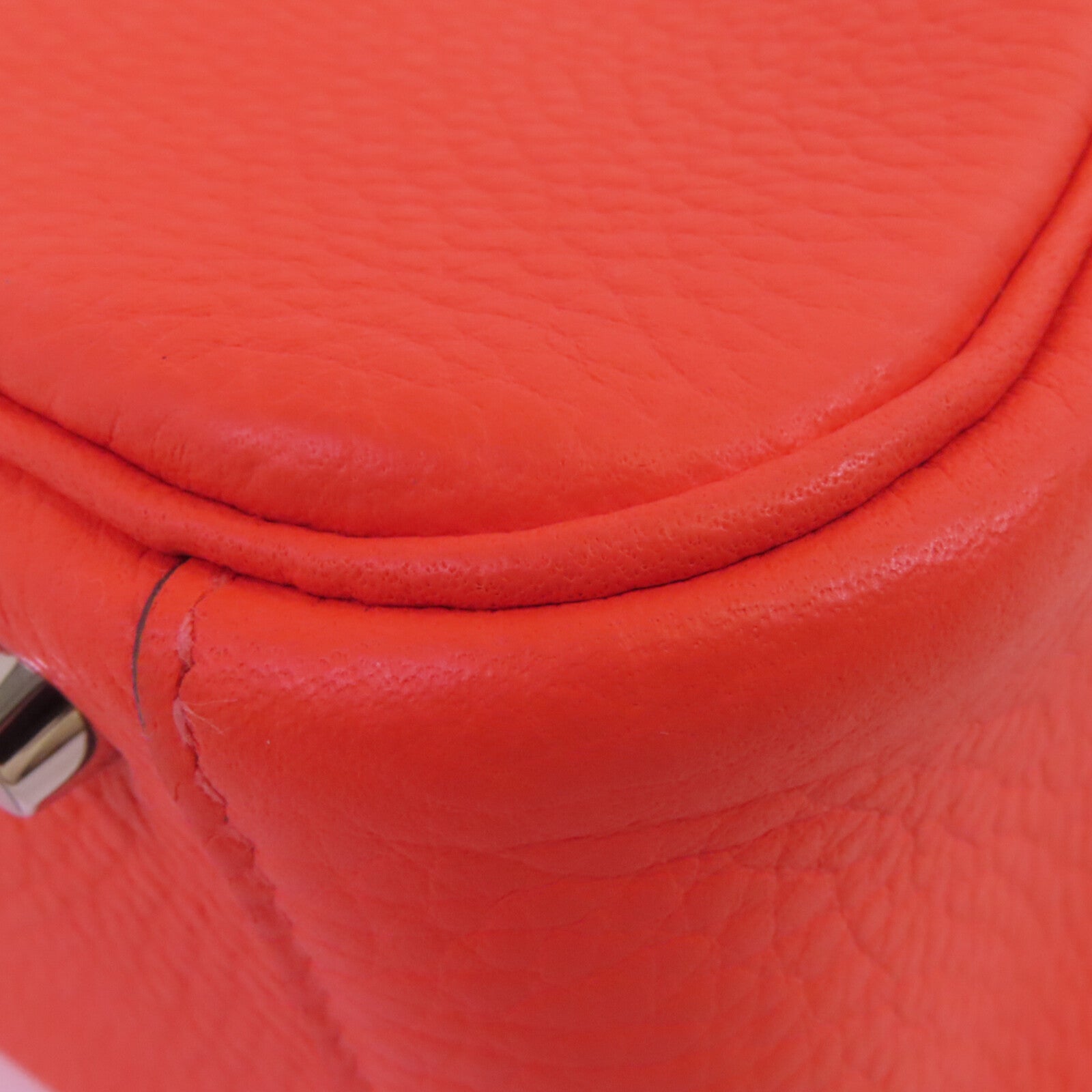 HERMES Clemence皮革Mini Lindy銀扣肩背袋