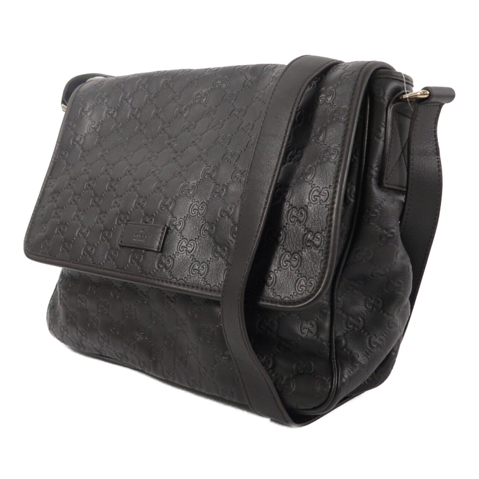 GUCCI 牛皮皮革Guccissima肩背袋