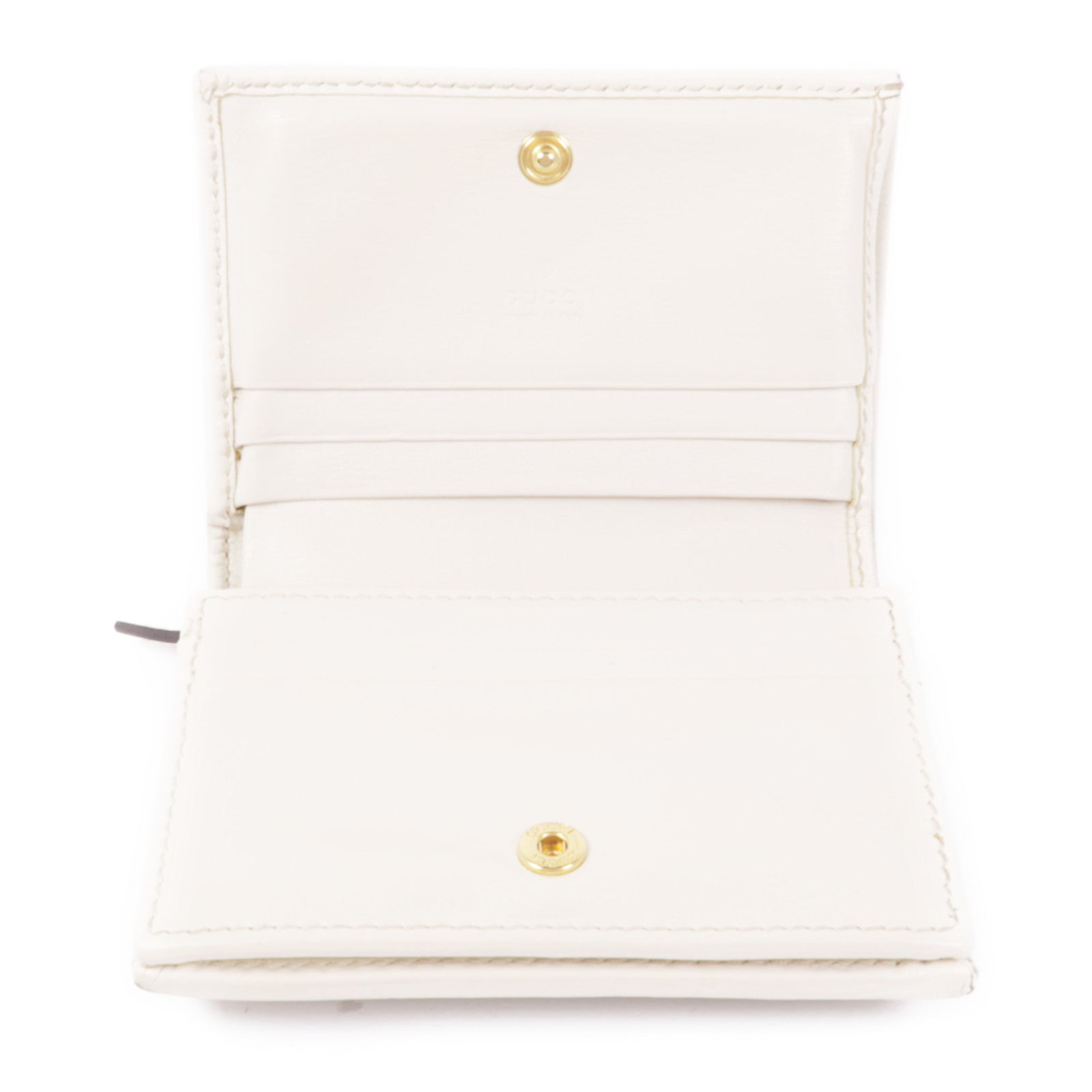 GUCCI 塗層帆布GG Supreme Wallet金扣錢包