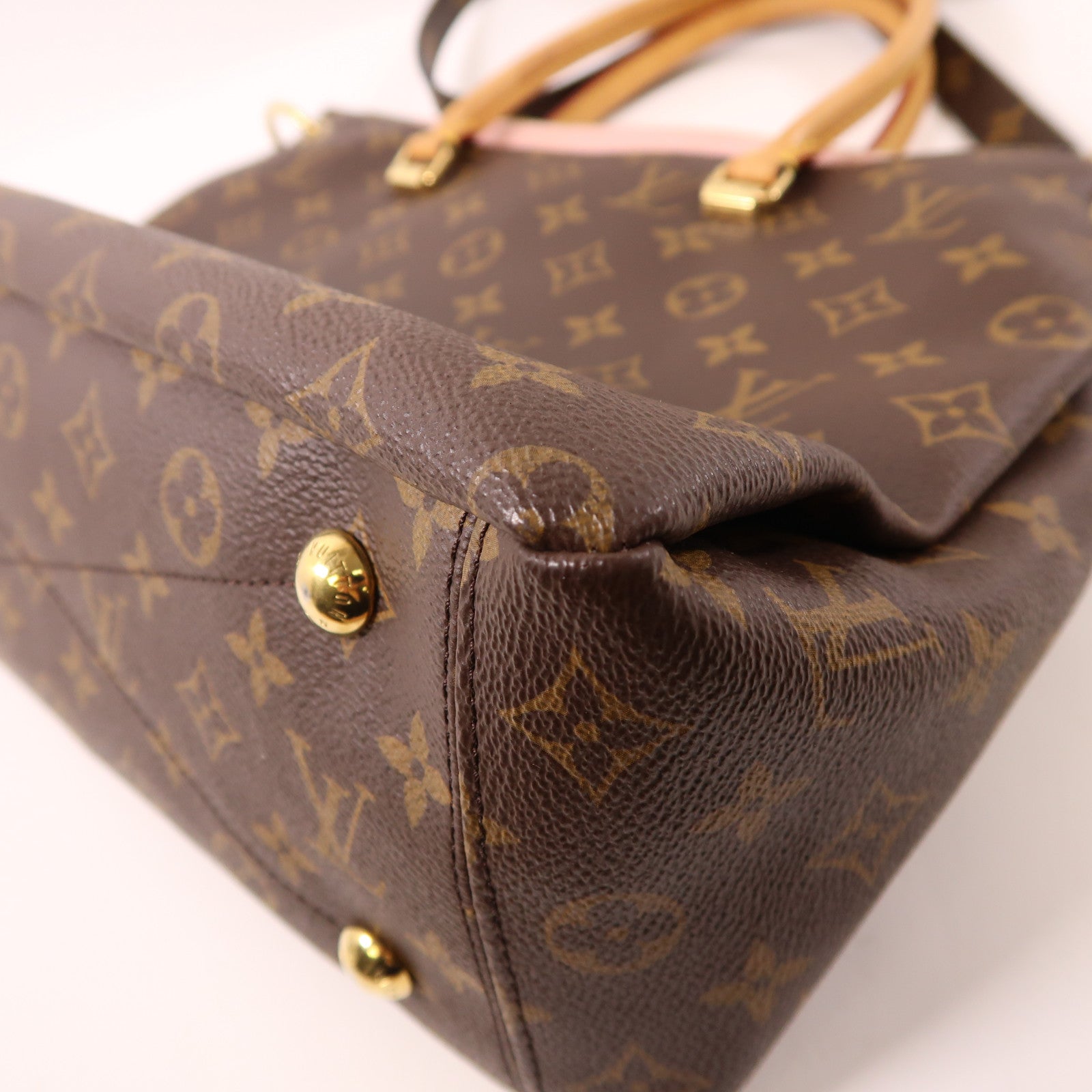 LOUIS VUITTON Monogram Pallas MM金扣手挽肩背兩用袋