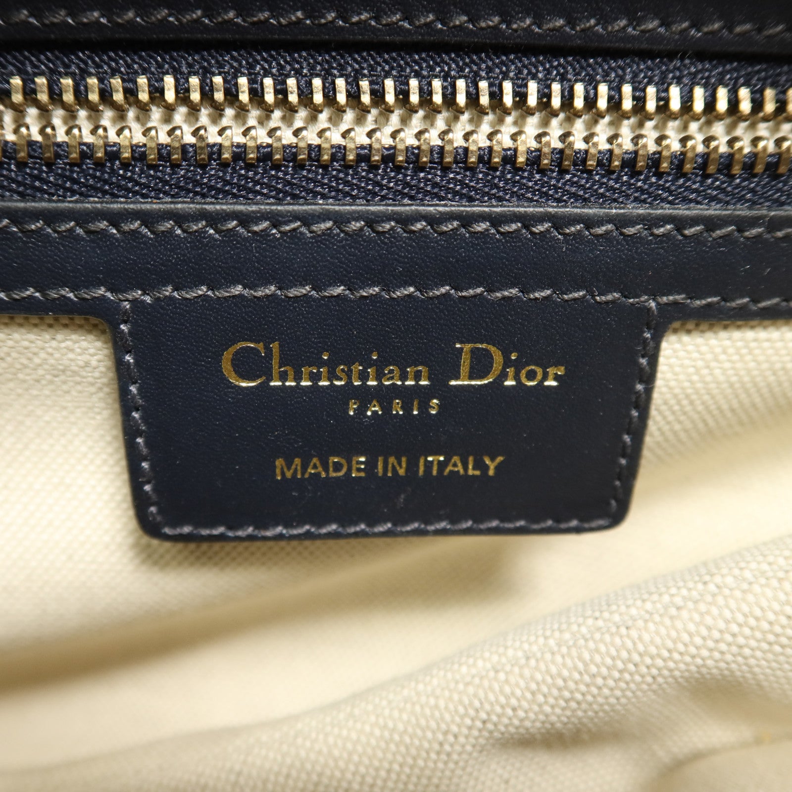 Dior 帆布Saddle金扣手挽肩背兩用袋