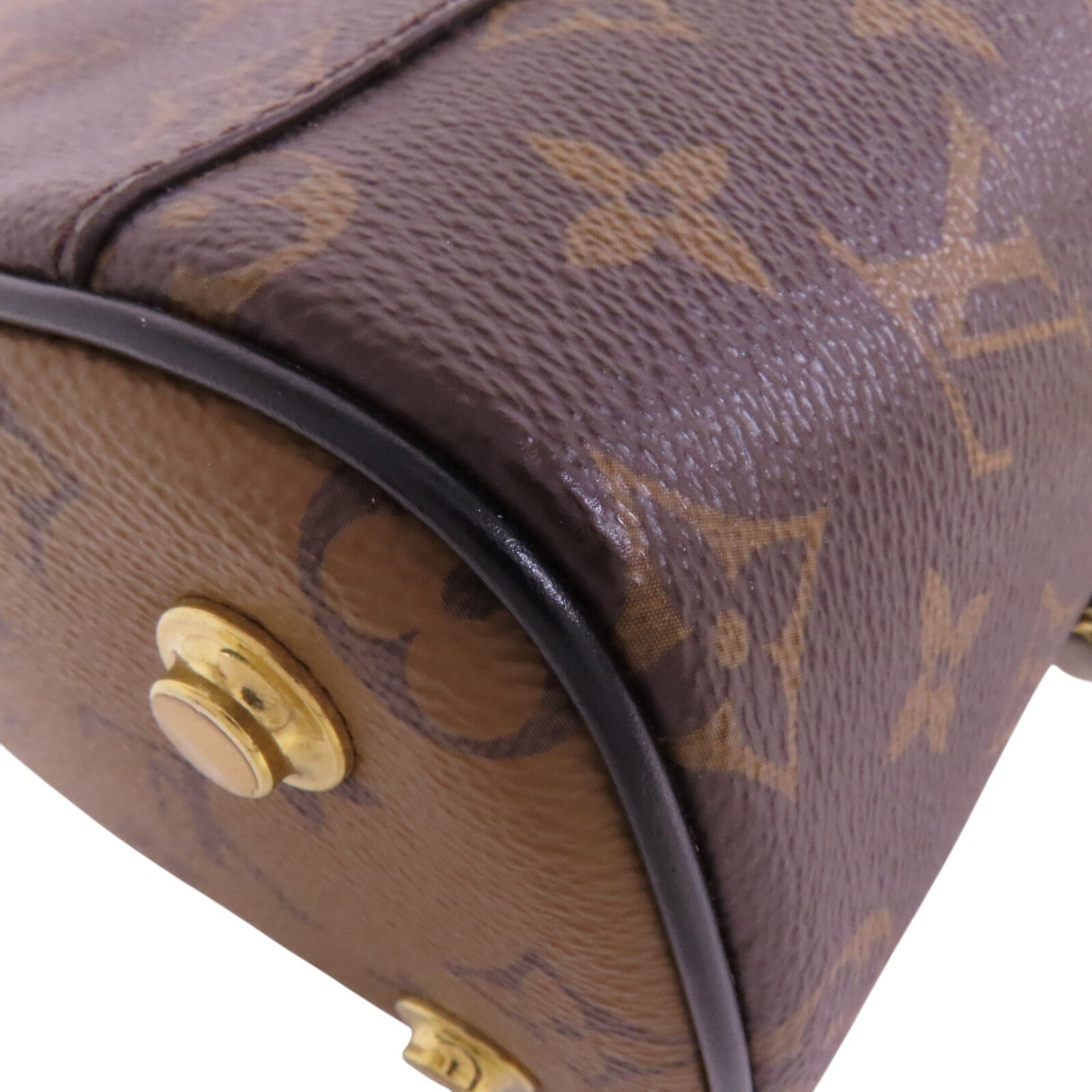 LOUIS VUITTON Monogram Reverse Vanity PM金扣手挽肩背兩用袋