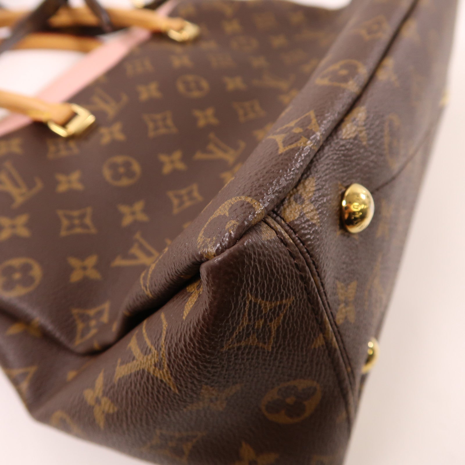 LOUIS VUITTON Monogram Pallas MM金扣手挽肩背兩用袋
