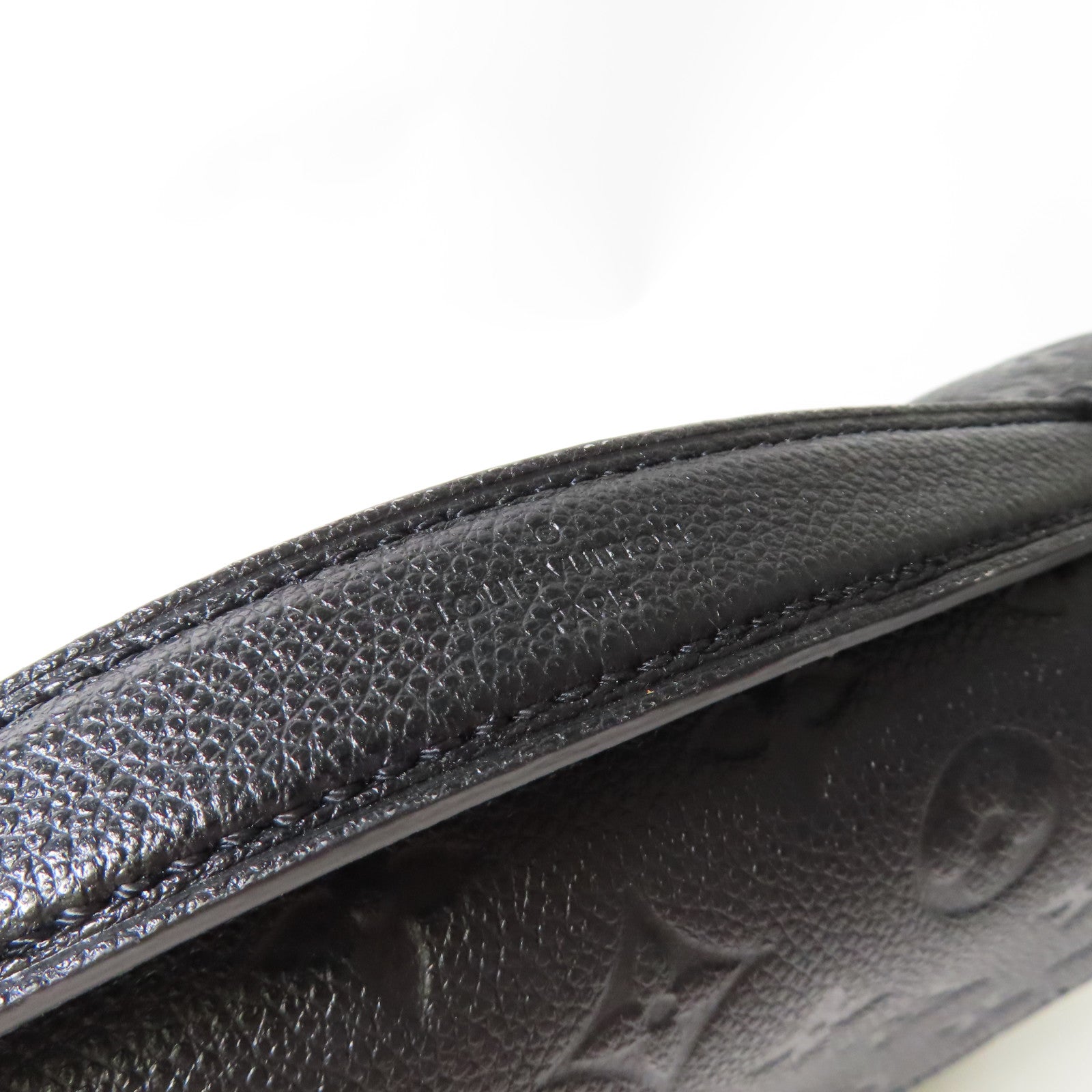 LOUIS VUITTON Monogram Emprenite Pochette Metis金扣手挽肩背兩用袋黑色