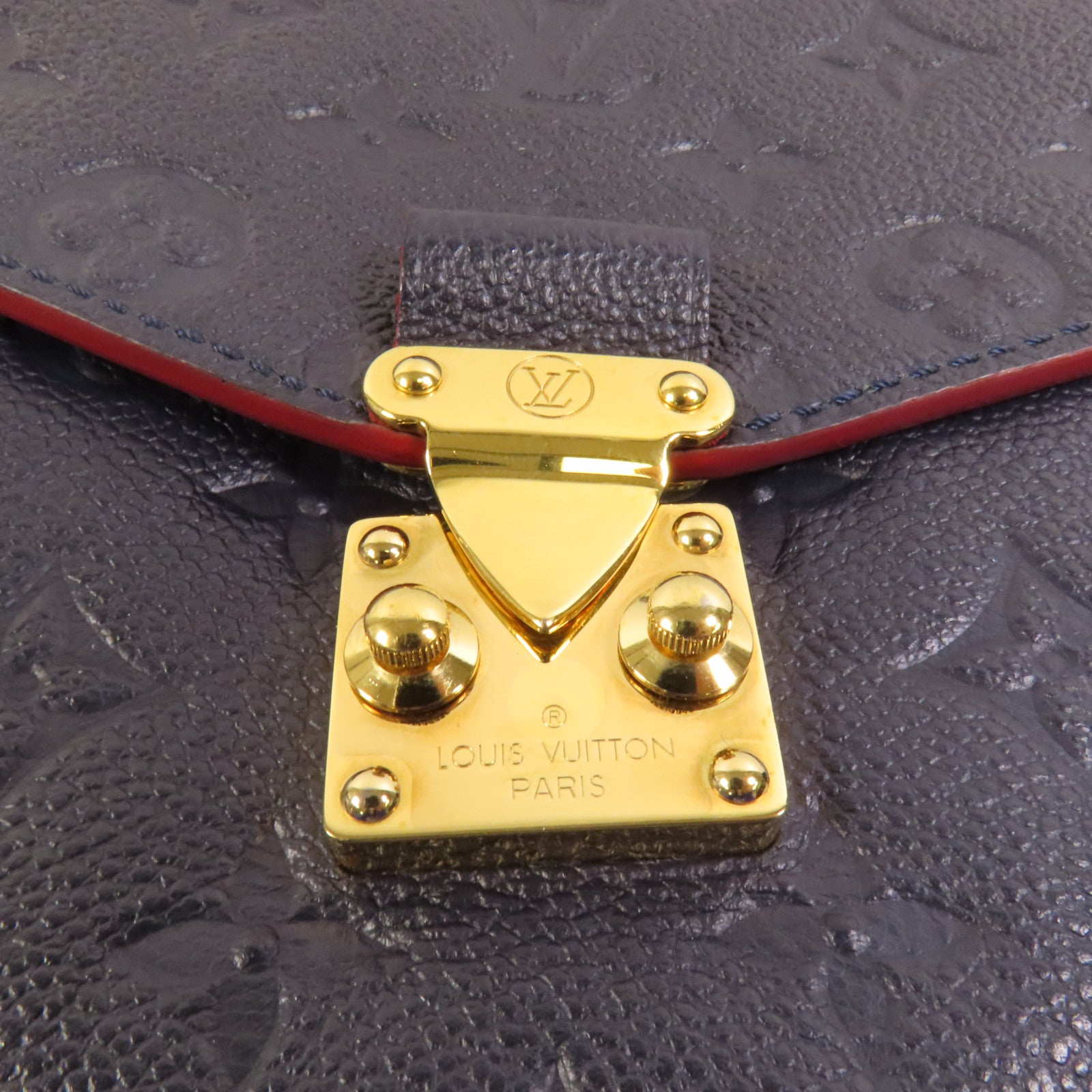 LOUIS VUITTON Monogram Empreinte Pochette Metis金扣手挽肩背兩用袋