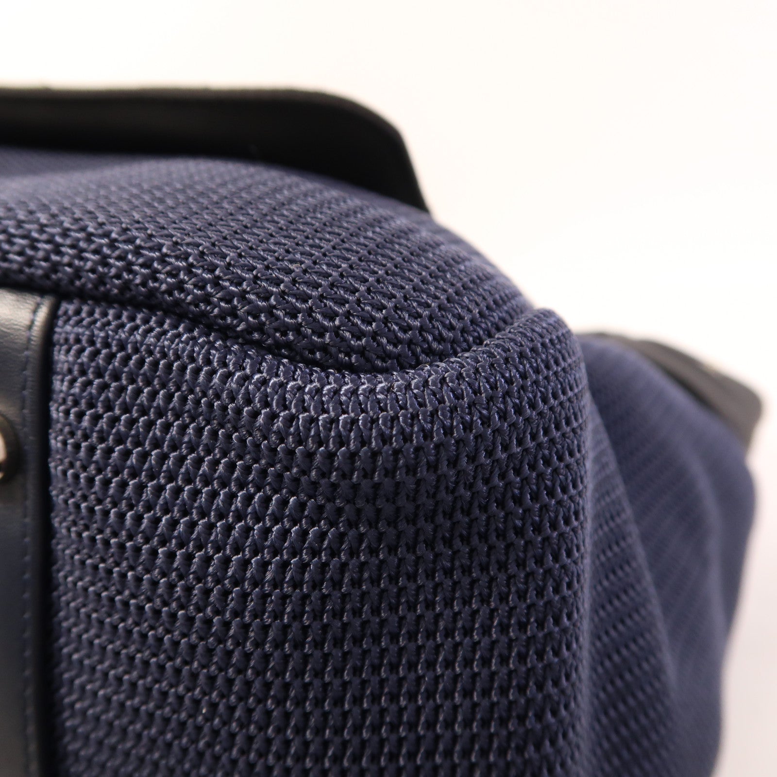 CHANEL 帆布Tote Bag銀扣肩背袋