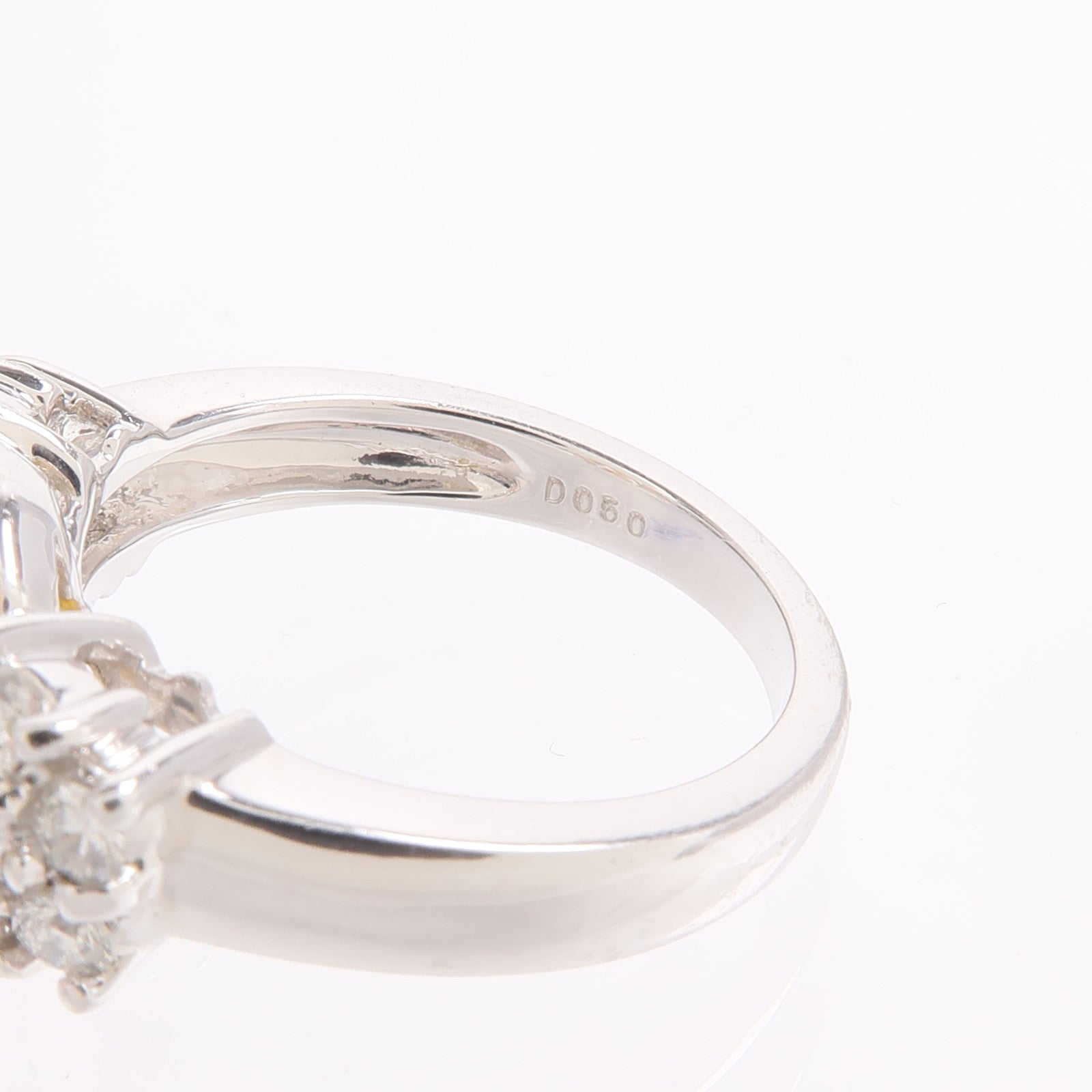 JEWELRY PT900鉑金Pearl Diamond Ring珍珠/鑽石戒指