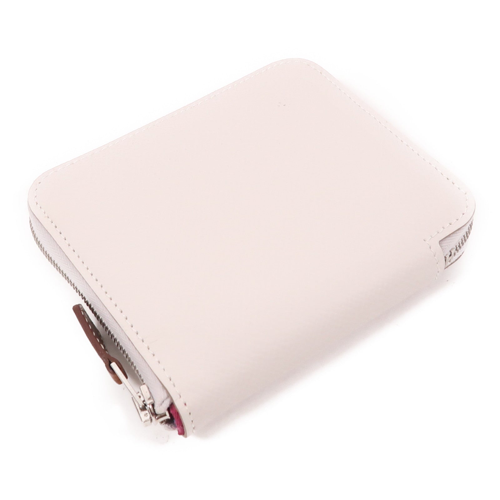 HERMES 【激減優惠】Epsom皮革Silk In Compact Wallet銀扣錢包