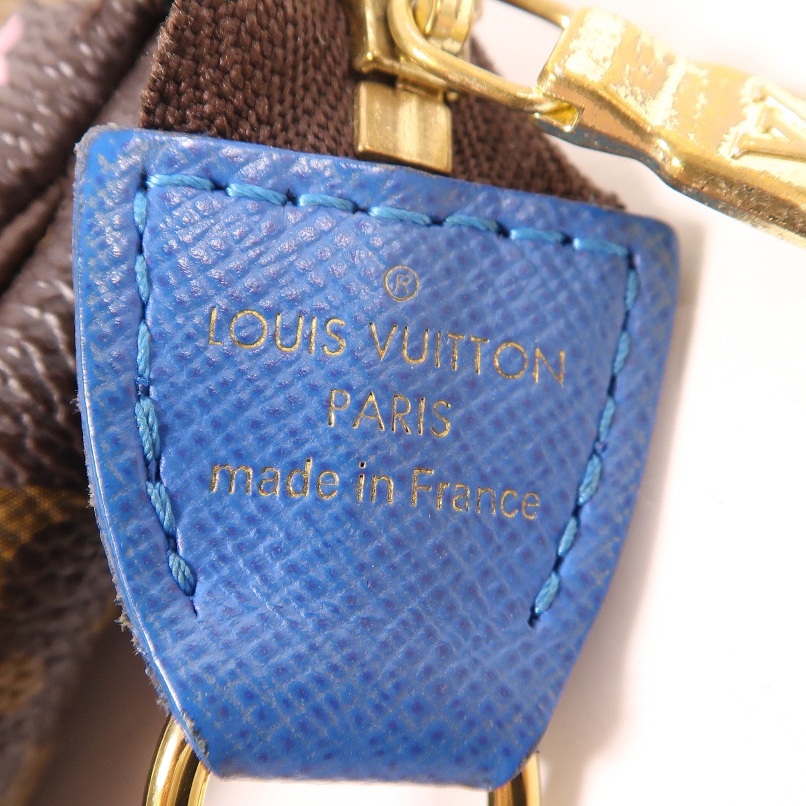 LOUIS VUITTON Monogram Mini Pochette Accessoires金扣手挽袋