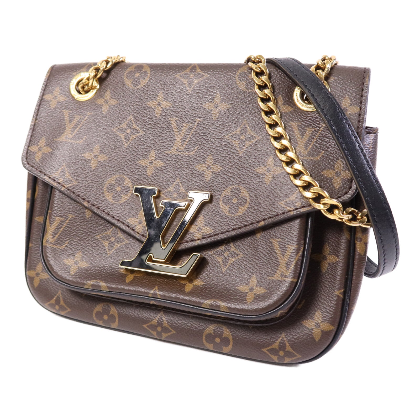 LOUIS VUITTON 【激減優惠】Monogram Passy金扣肩背袋