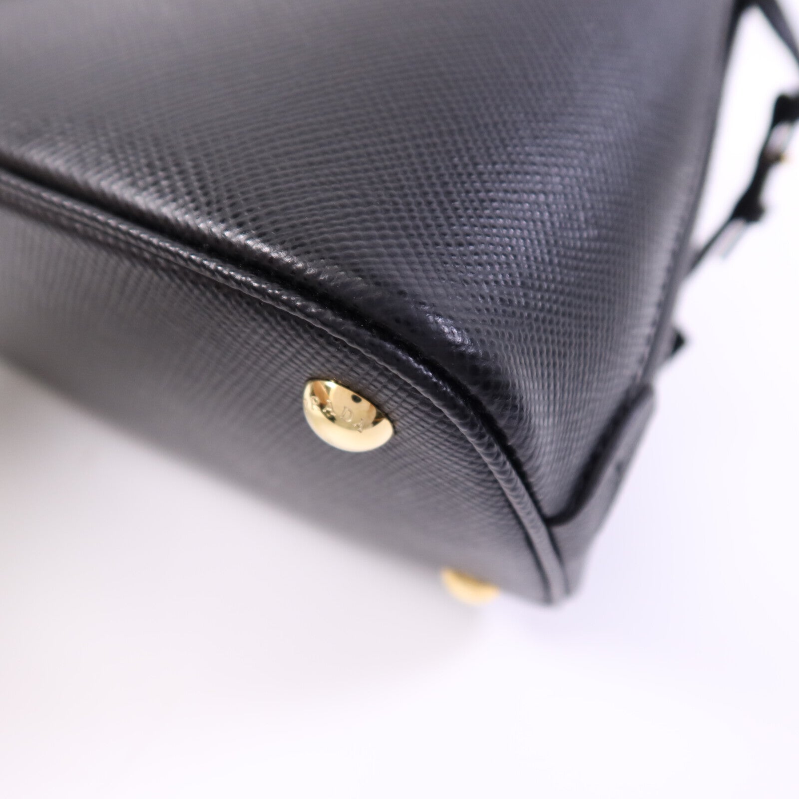 PRADA 【激減優惠】牛皮皮革2 Way Shoulder Bag金扣肩背袋