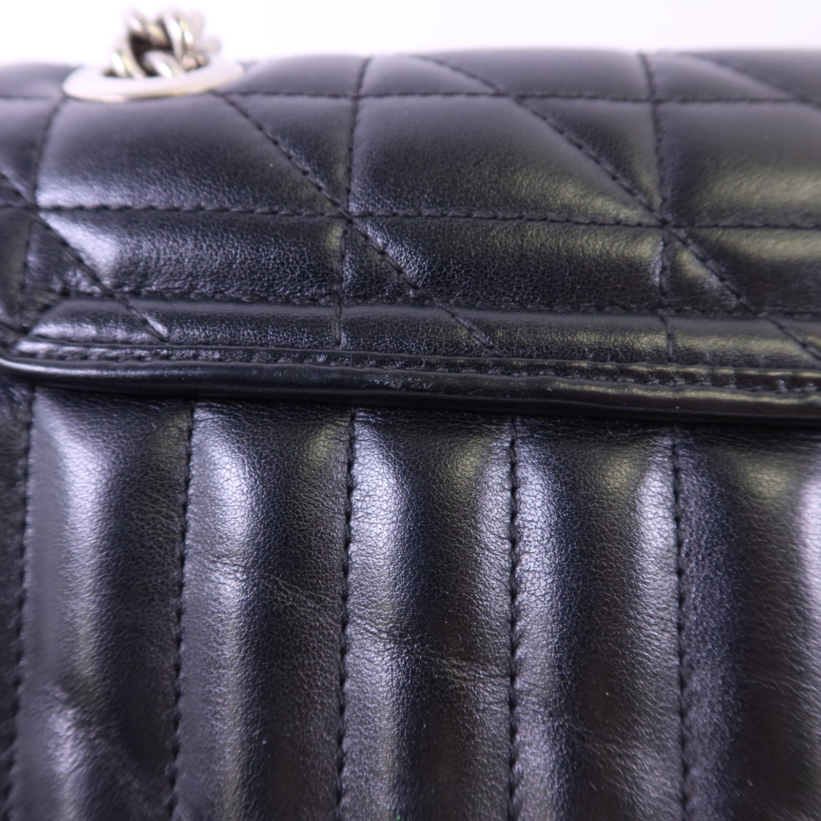 GUCCI 牛皮皮革GG Marmont Shoulder Bag銀扣鏈帶肩背袋