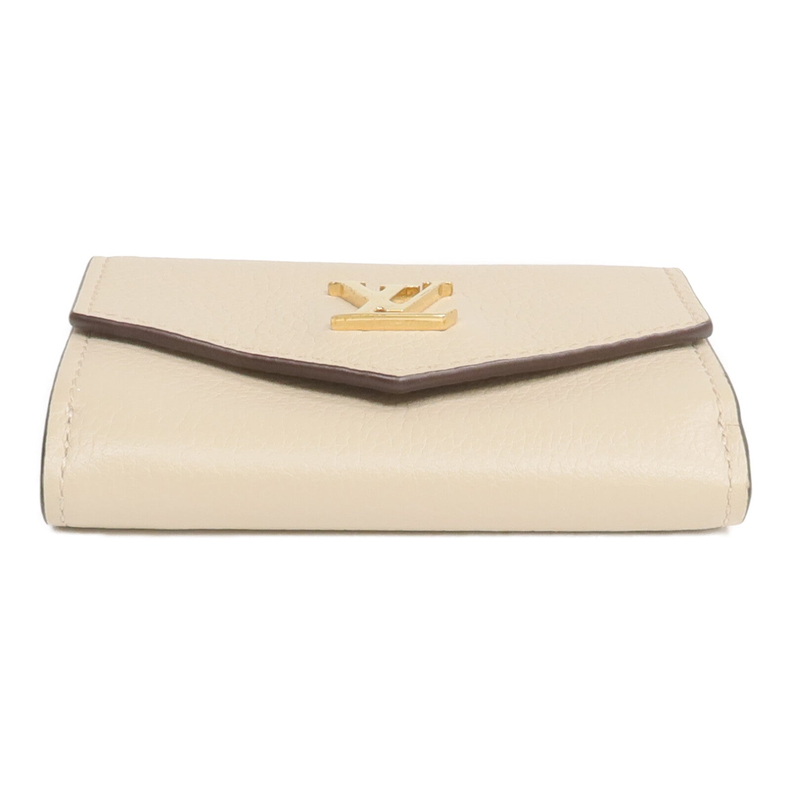 LOUIS VUITTON 牛皮皮革LockMini錢包