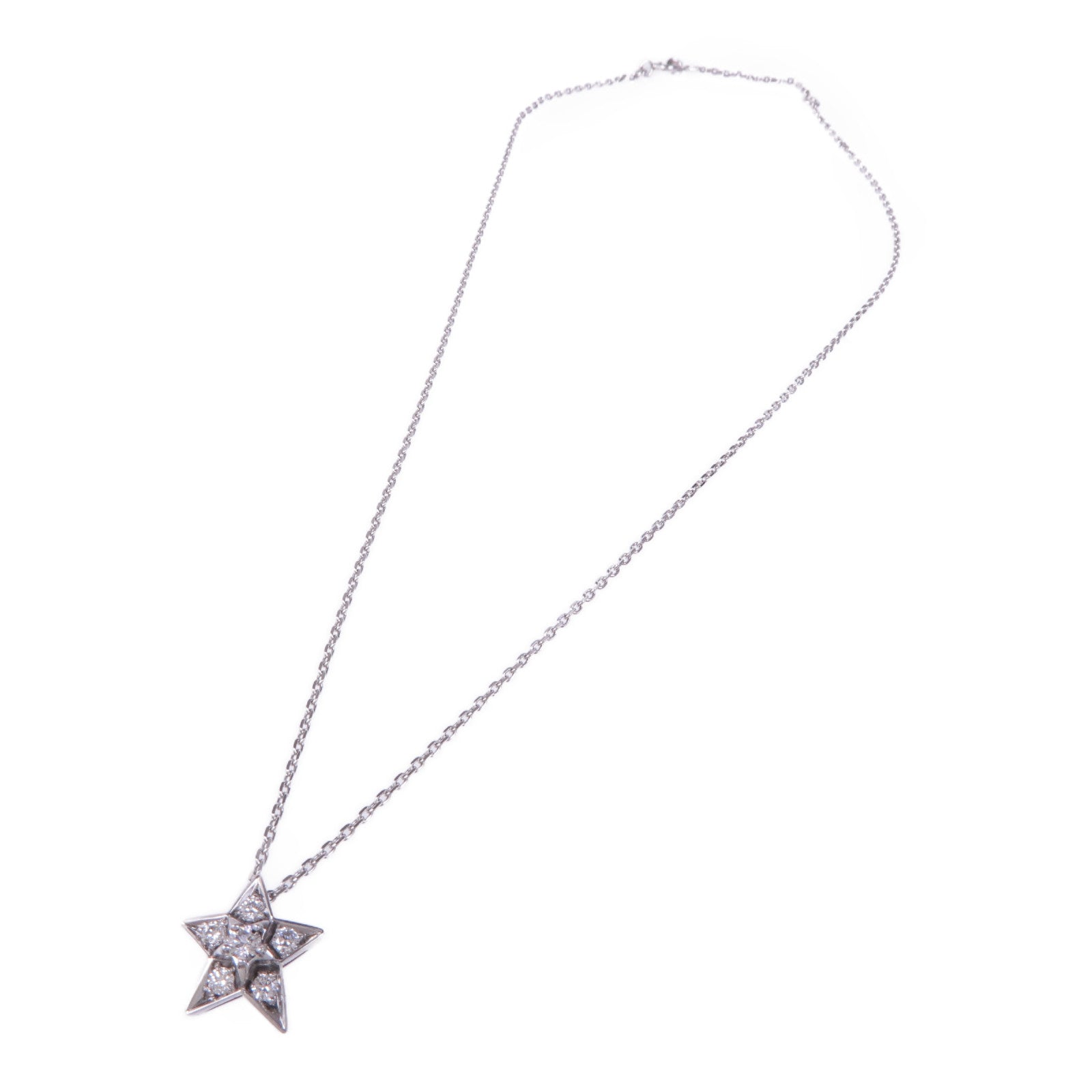CHANEL 18K白金Diamond Necklace鑽石項鍊