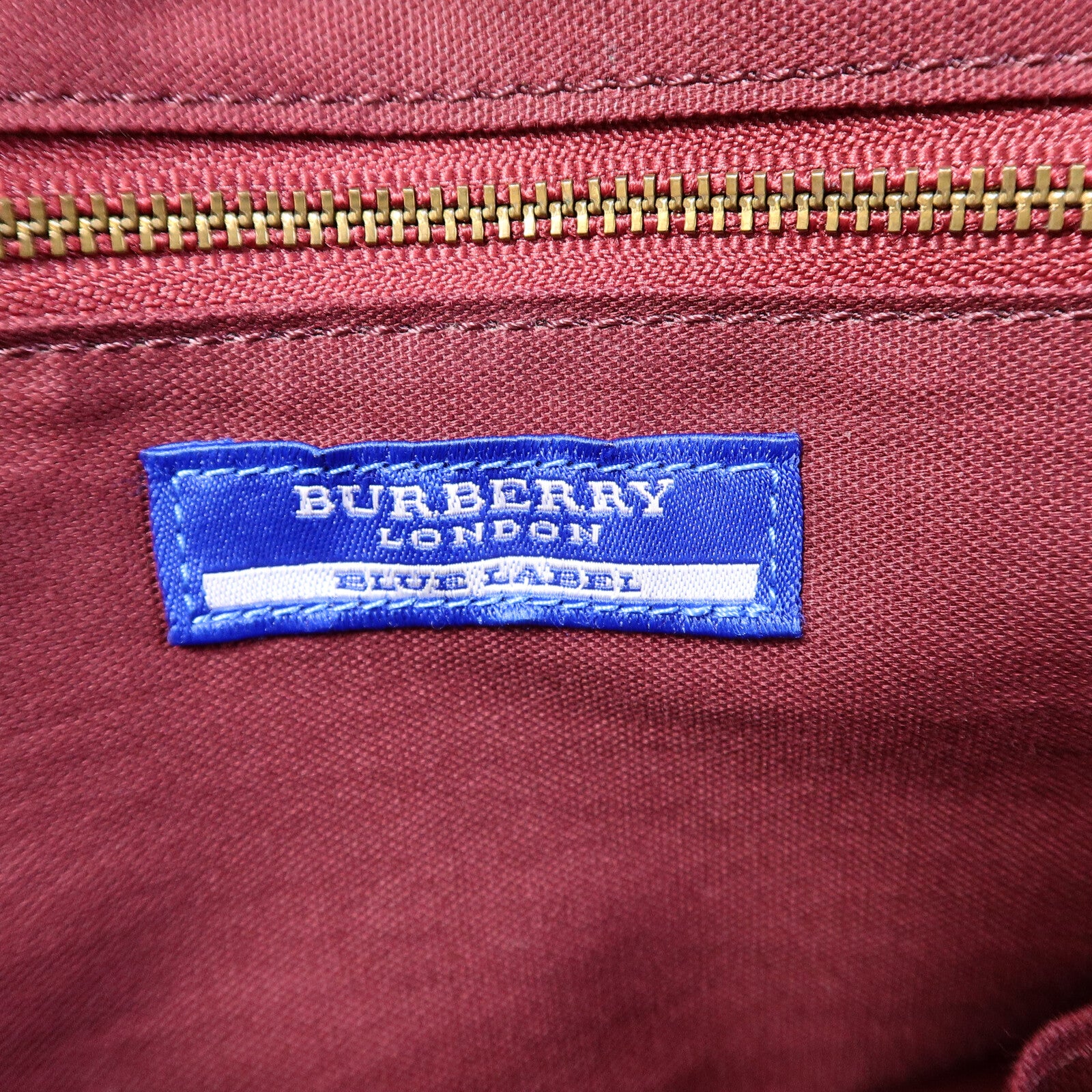 BURBERRY 帆布/皮革Shoulder Bag肩背袋