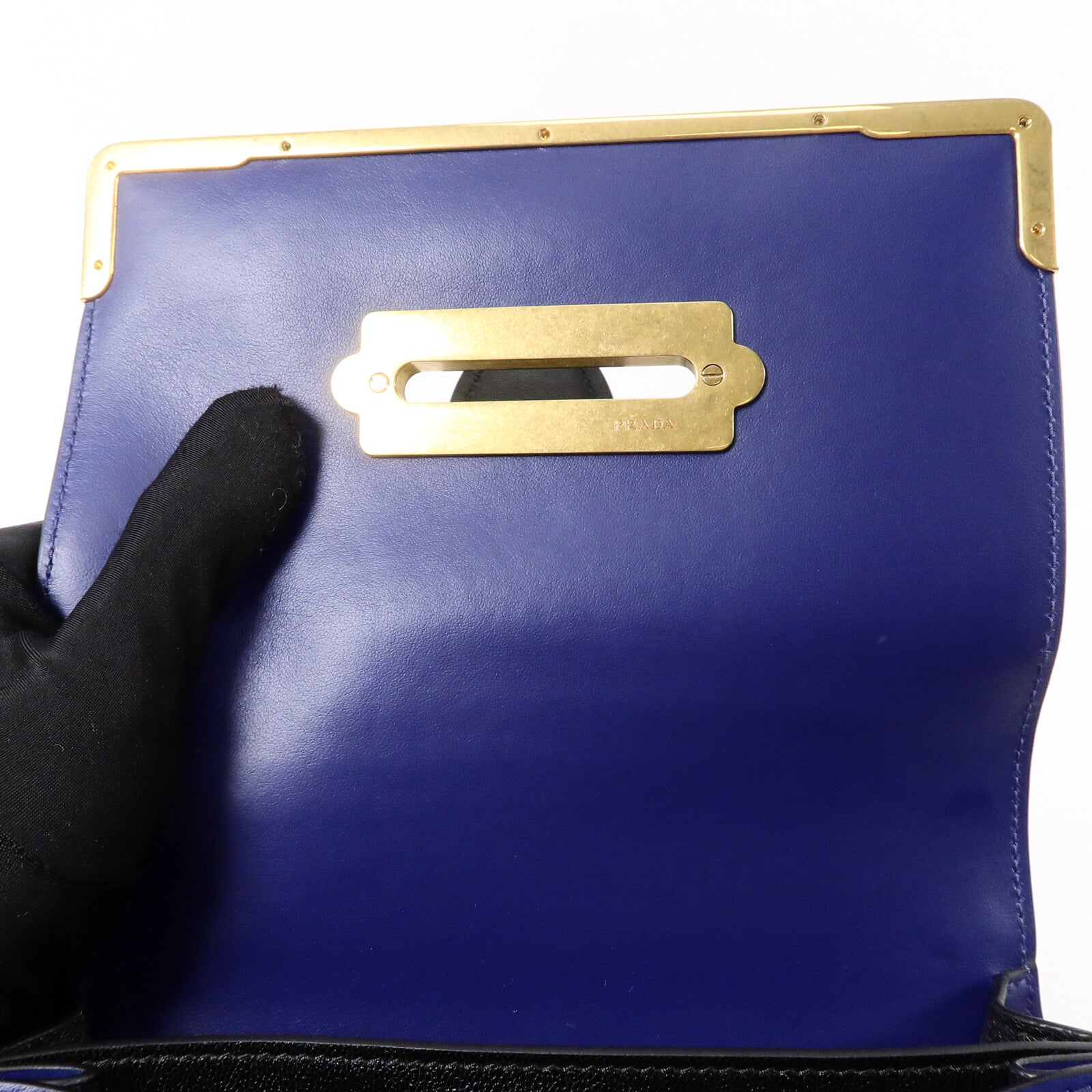 PRADA Saffiano皮革Cahier Bag肩背袋