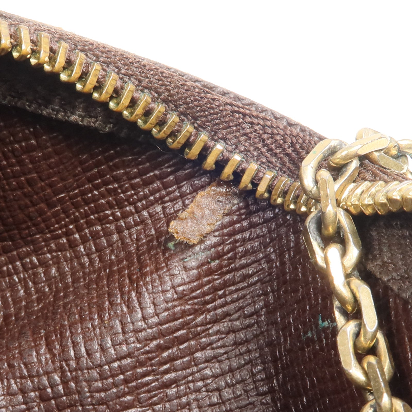 LOUIS VUITTON Damier Key Pouch金扣零錢包