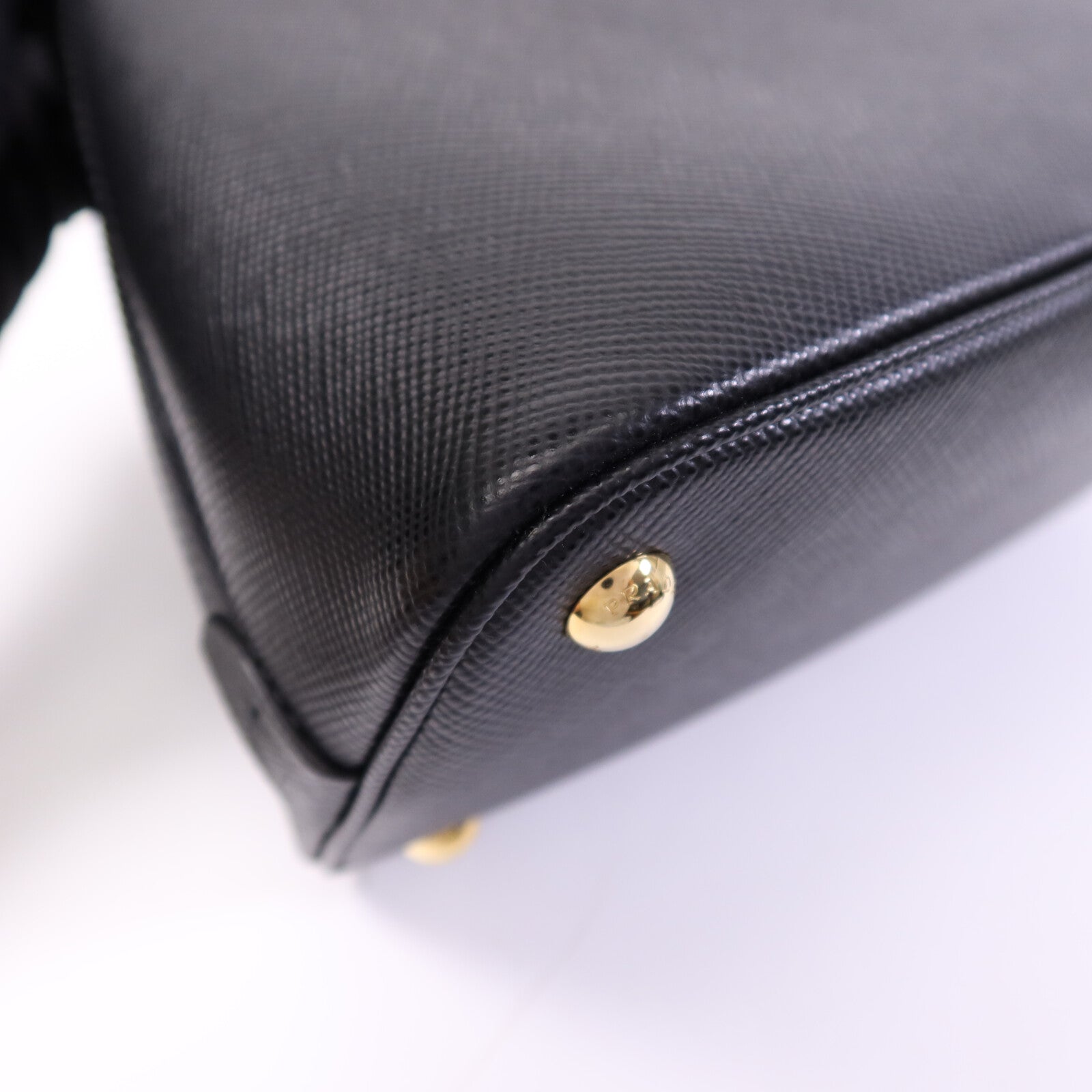 PRADA 【激減優惠】牛皮皮革2 Way Shoulder Bag金扣肩背袋