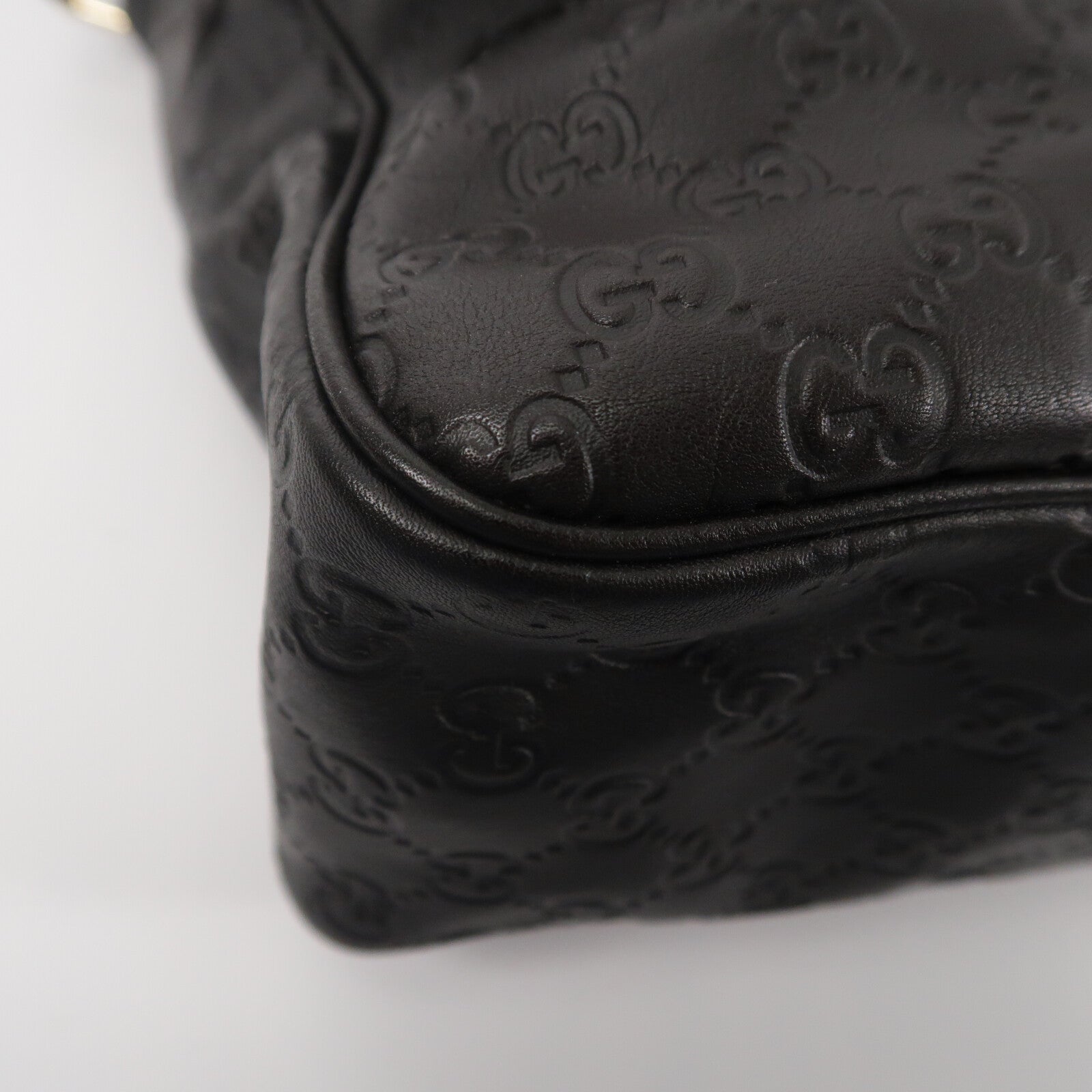 GUCCI 牛皮皮革Guccissima肩背袋