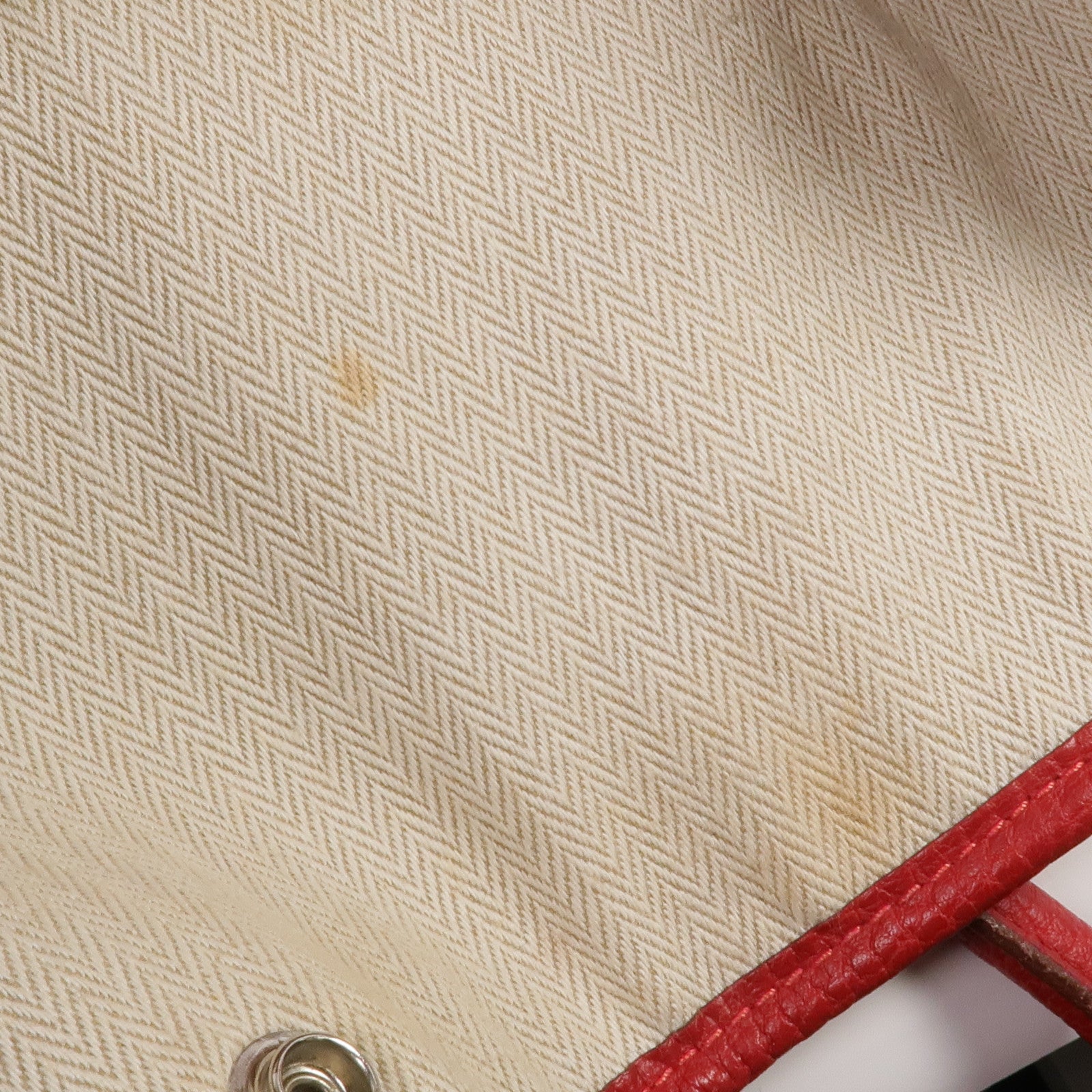 HERMES Negonda皮革Garden Party PM銀扣手挽袋Rouge Casaque