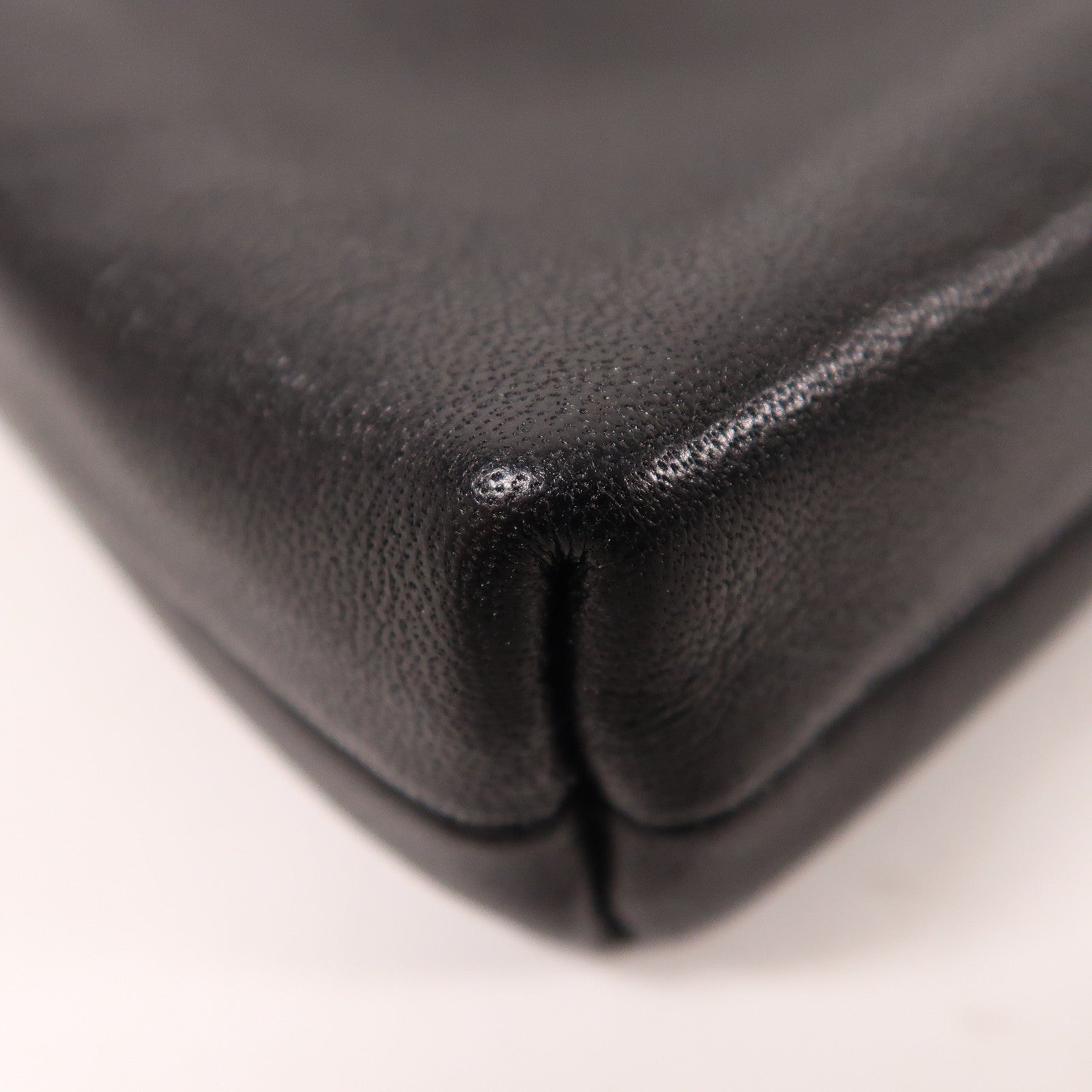 COACH 【激減優惠】牛皮皮革Clutch Bag銀扣手拿包