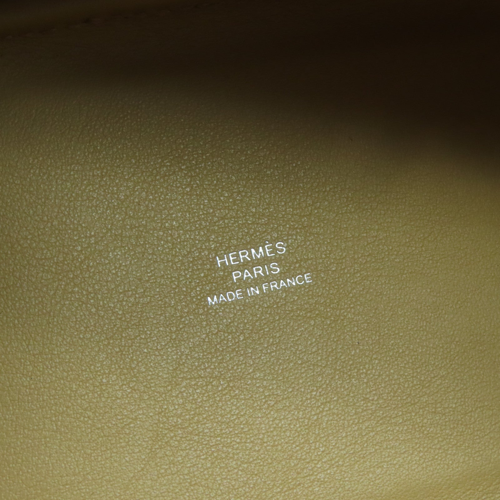 HERMES 【激減優惠】Swift皮革Picotin Lock Micro Lucky Daisy銀扣手挽袋米色