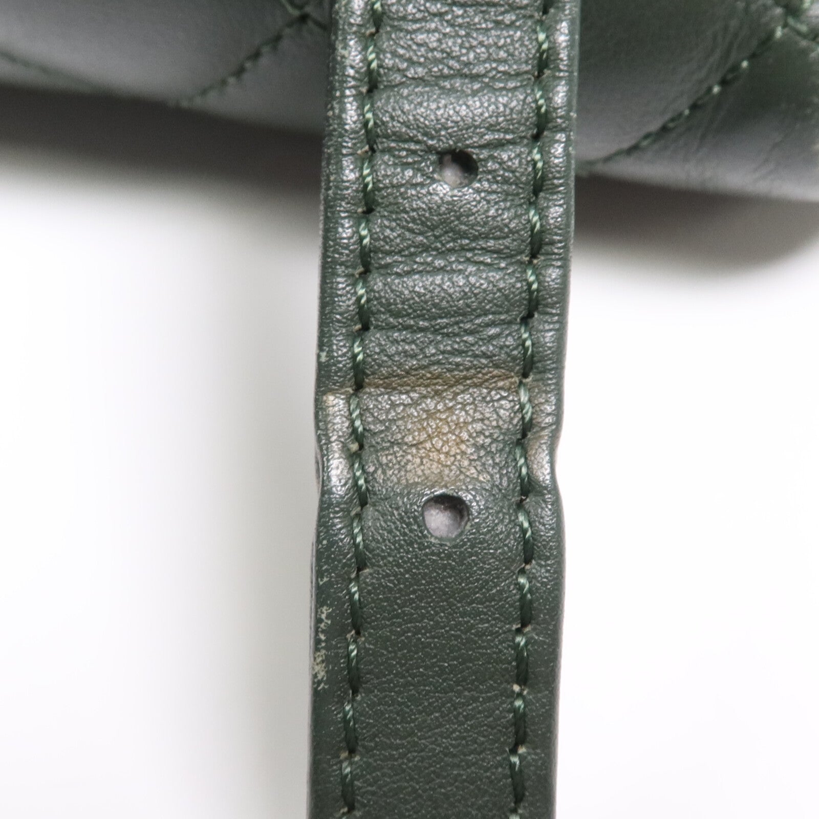 CHANEL 羊皮皮革Backpack金扣鏈帶背包