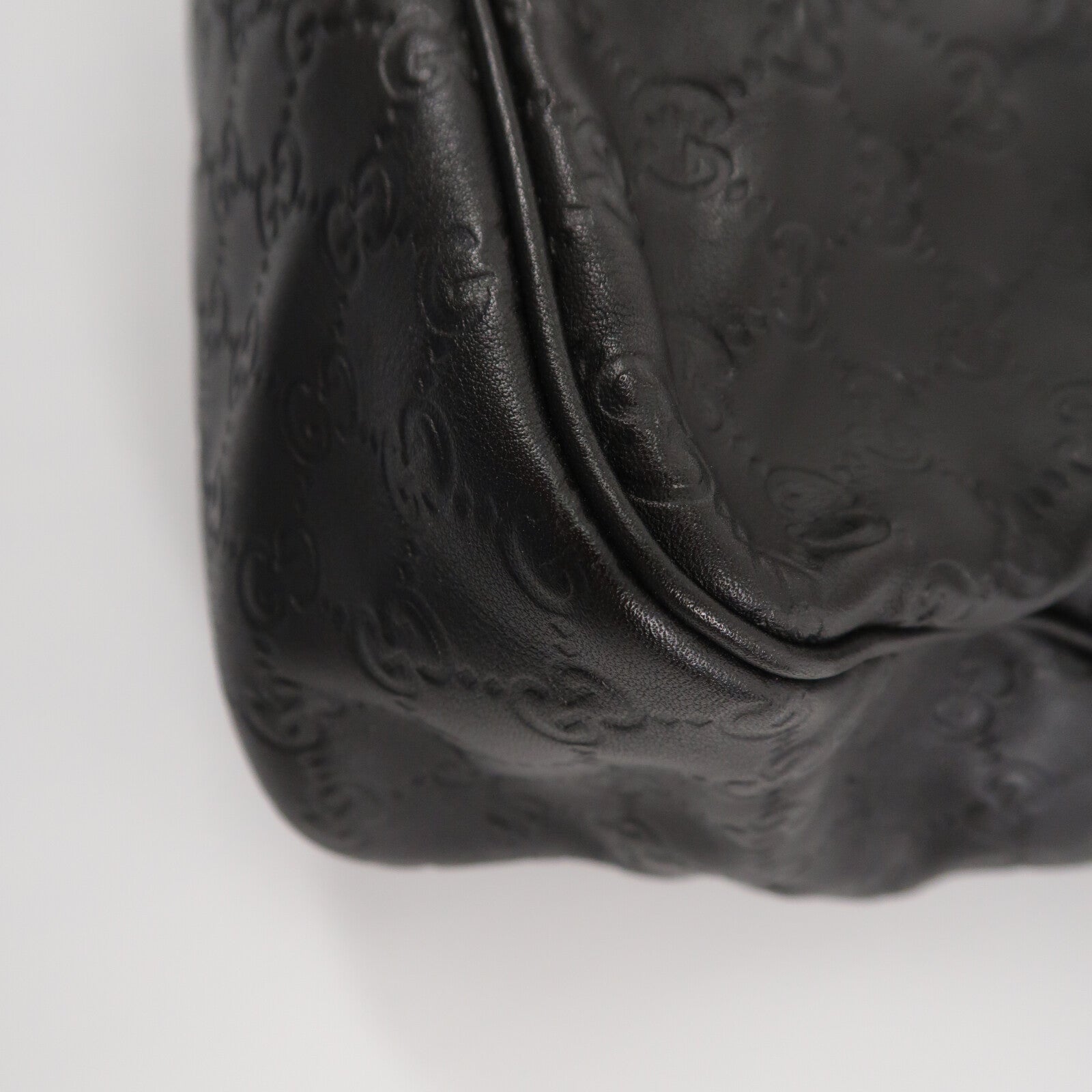 GUCCI 牛皮皮革Guccissima肩背袋