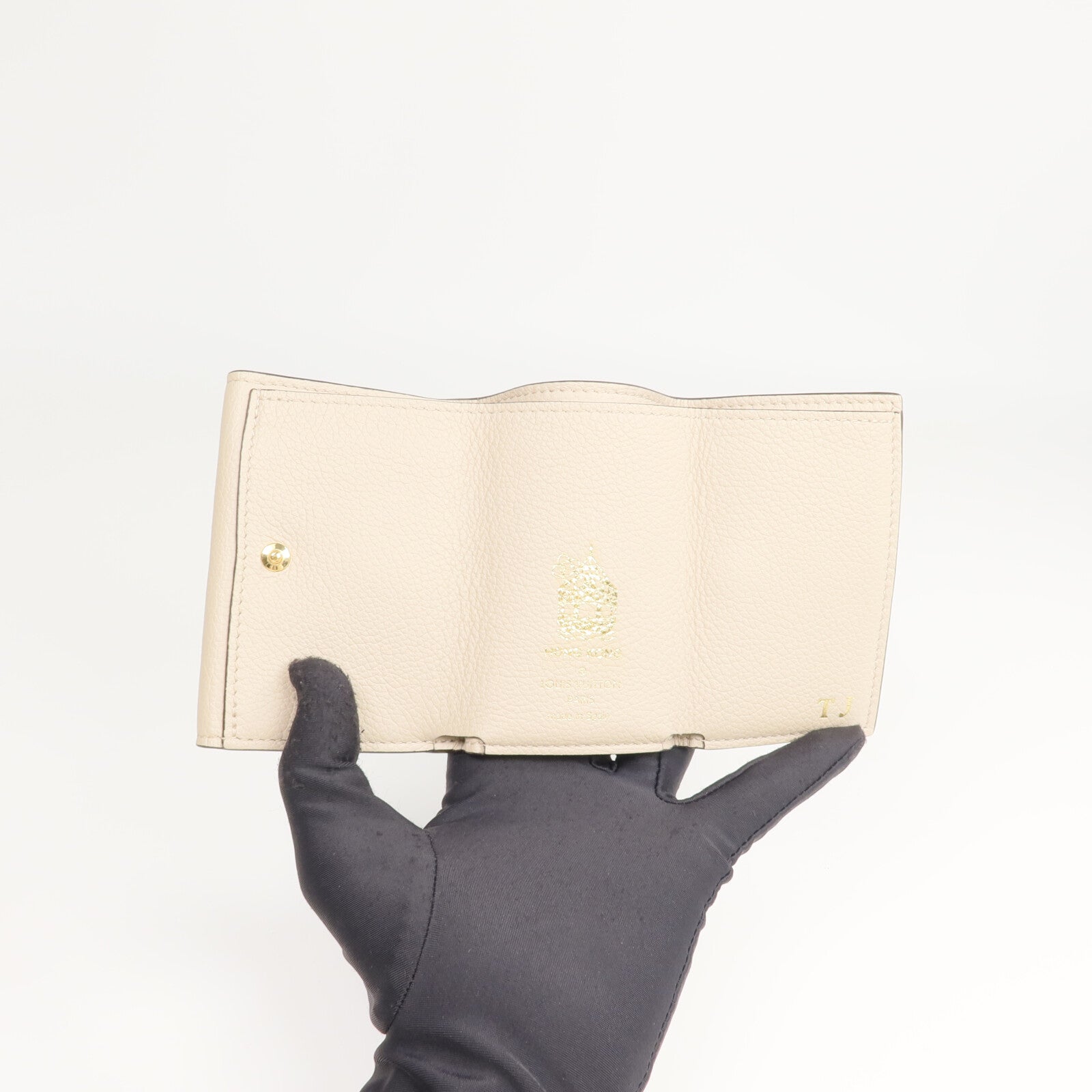 LOUIS VUITTON 牛皮皮革LockMini錢包