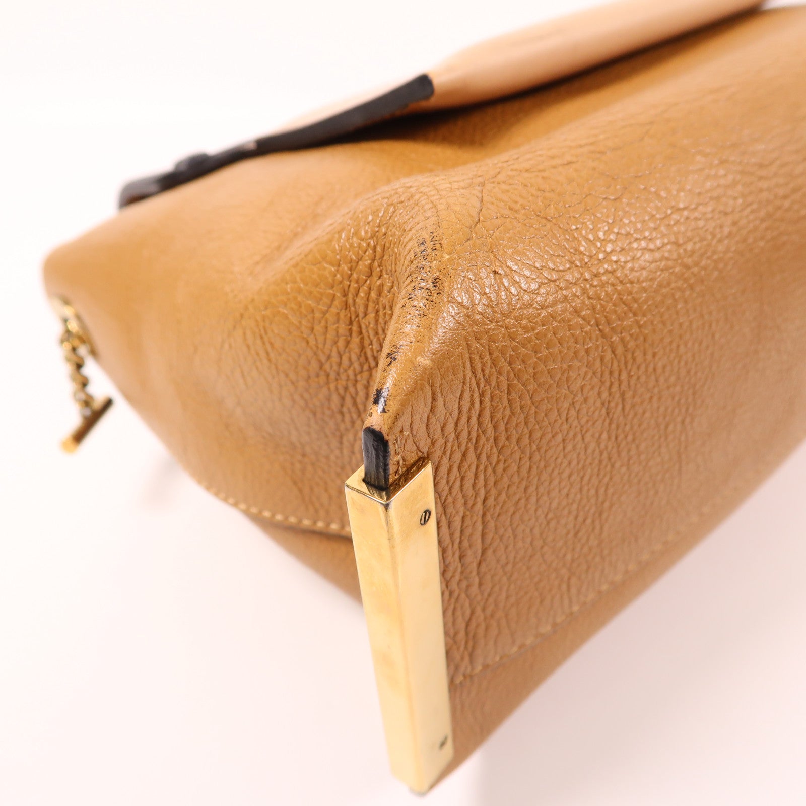 Chloe 【激減優惠】牛皮皮革Shoulder Bag金扣手挽肩背兩用袋