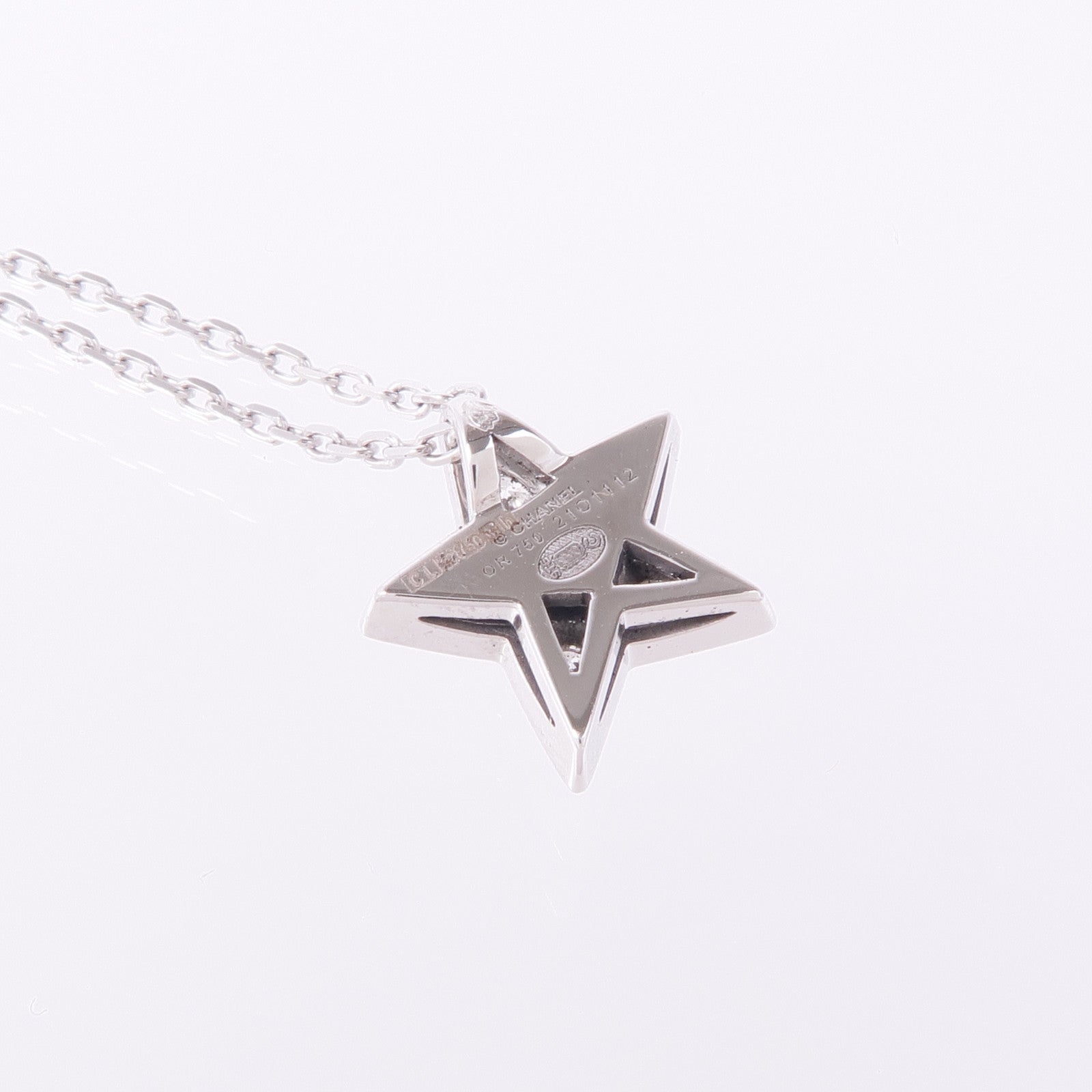 CHANEL 18K白金Diamond Necklace鑽石項鍊