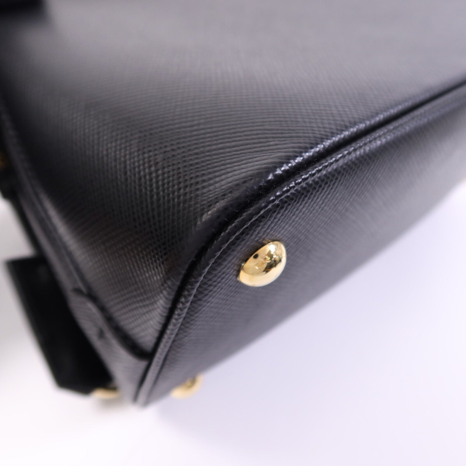 PRADA 【激減優惠】牛皮皮革2 Way Shoulder Bag金扣肩背袋