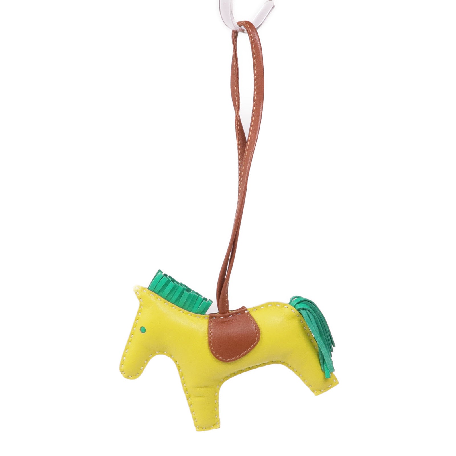 HERMES Milo皮革Rodeo MM Charm掛飾