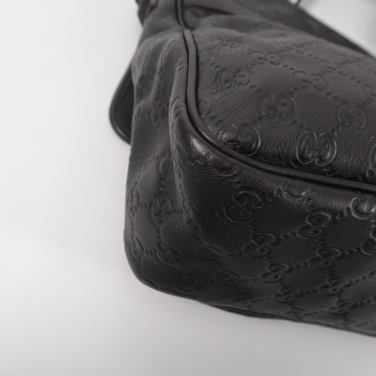 GUCCI 牛皮皮革Guccissima肩背袋