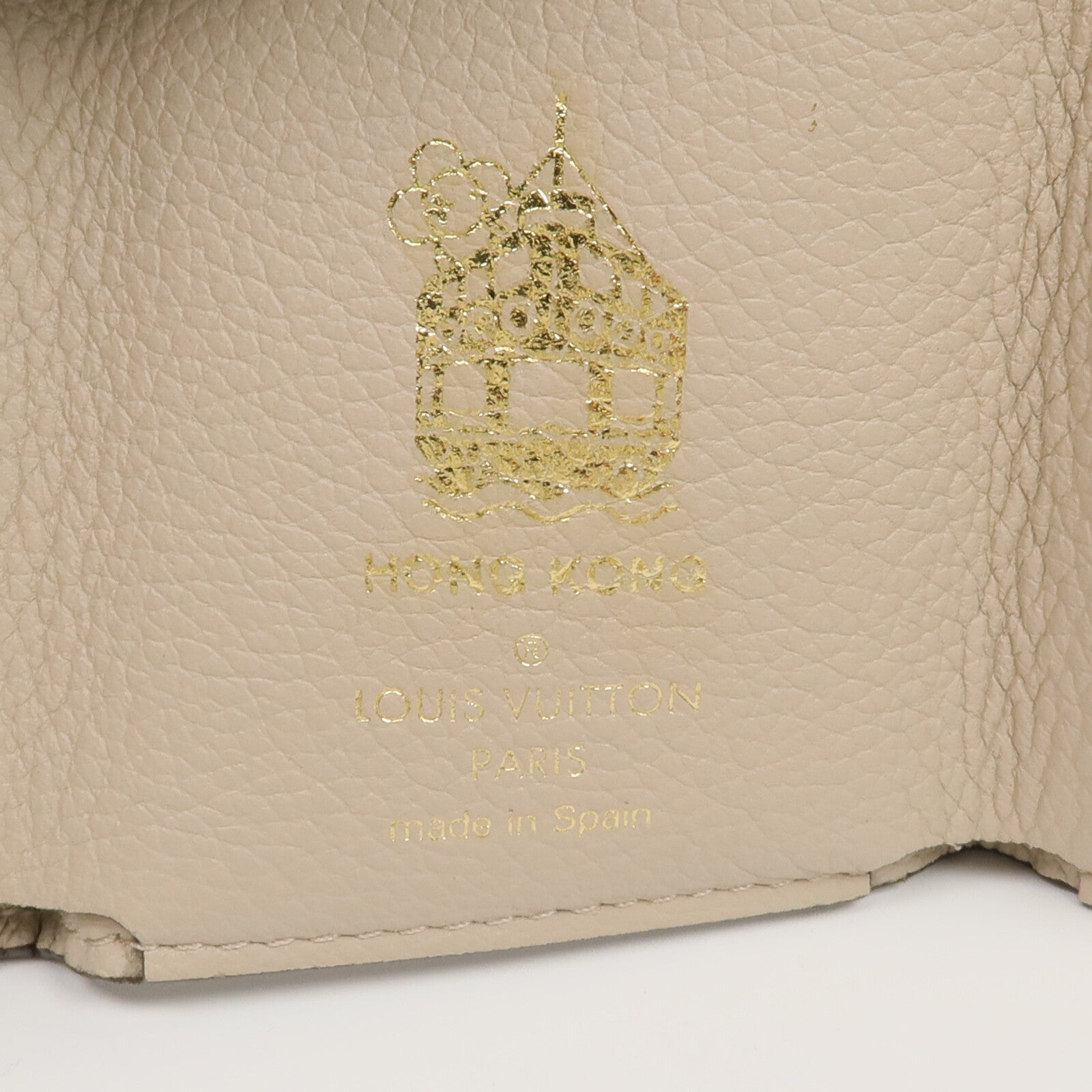 LOUIS VUITTON 牛皮皮革LockMini錢包