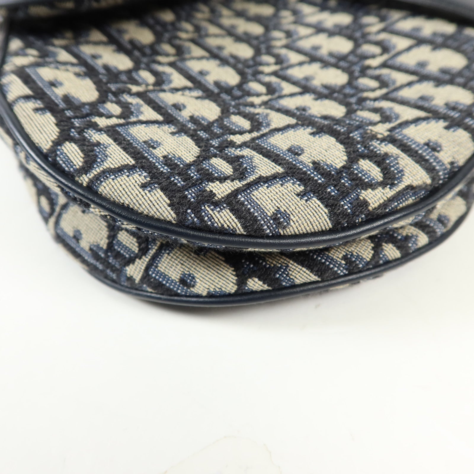 Dior 帆布Saddle金扣手挽肩背兩用袋