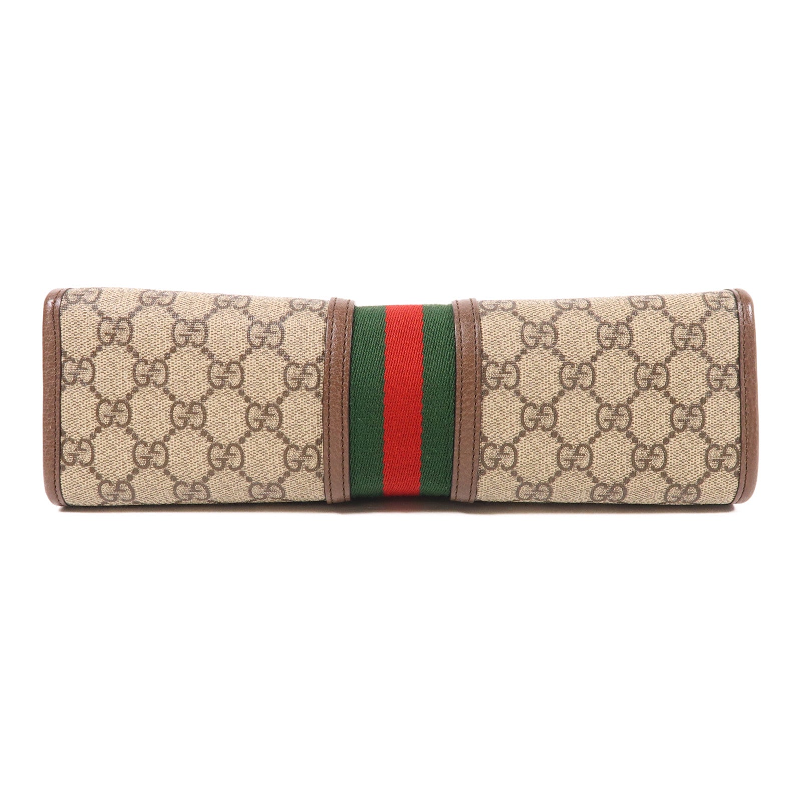 GUCCI 塗層帆布Ophidia Toiletry Case金扣手拿包