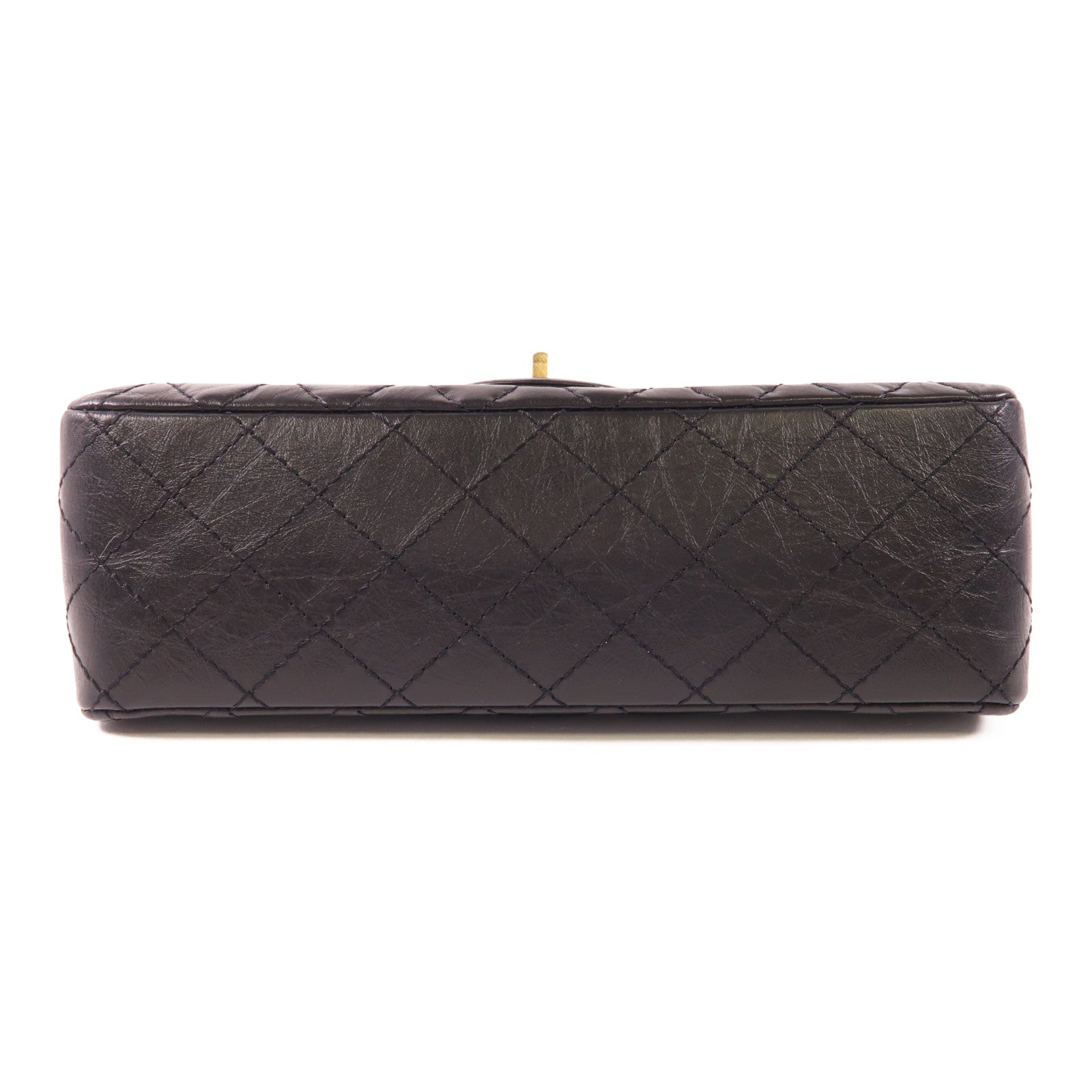 CHANEL 牛皮皮革2.55金扣鏈帶肩背袋