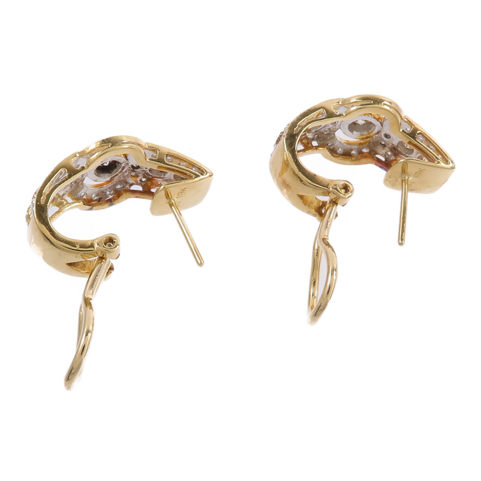 JEWELRY 18K黃金/白金Diamond Earrings鑽石耳環