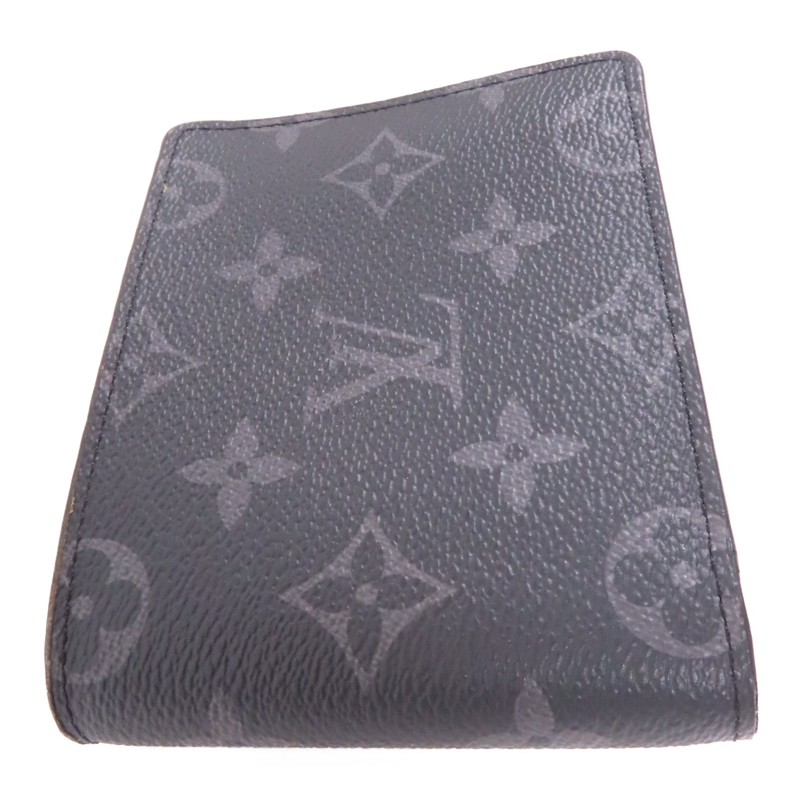 LOUIS VUITTON Monogram Eclipse Slender錢包黑色