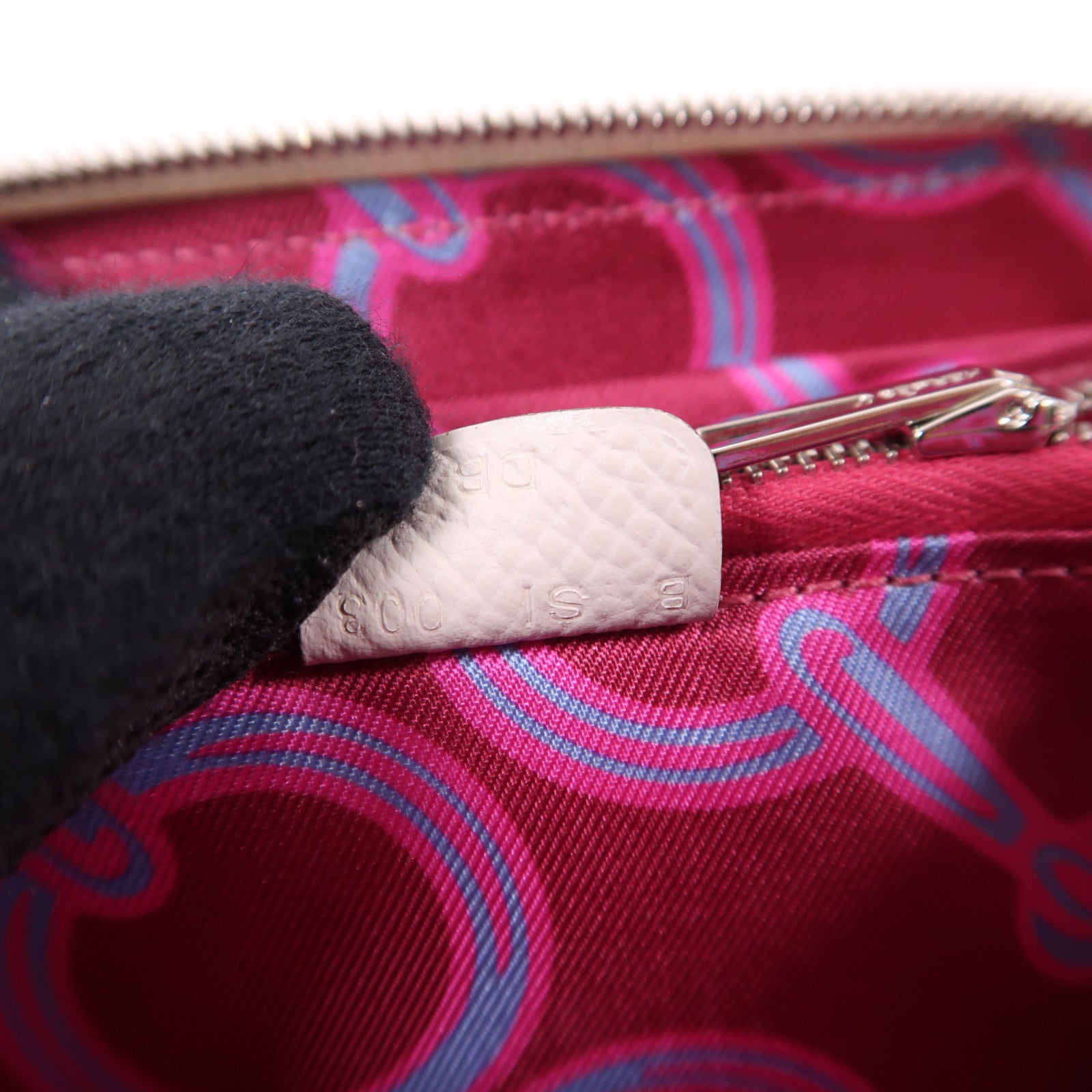 HERMES 【激減優惠】Epsom皮革Silk In Compact Wallet銀扣錢包