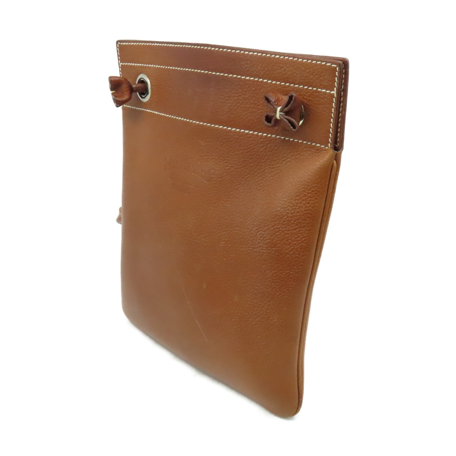 HERMES 【激減優惠】Barenia Faubourg皮革Aline Shoulder Bag肩背袋啡色